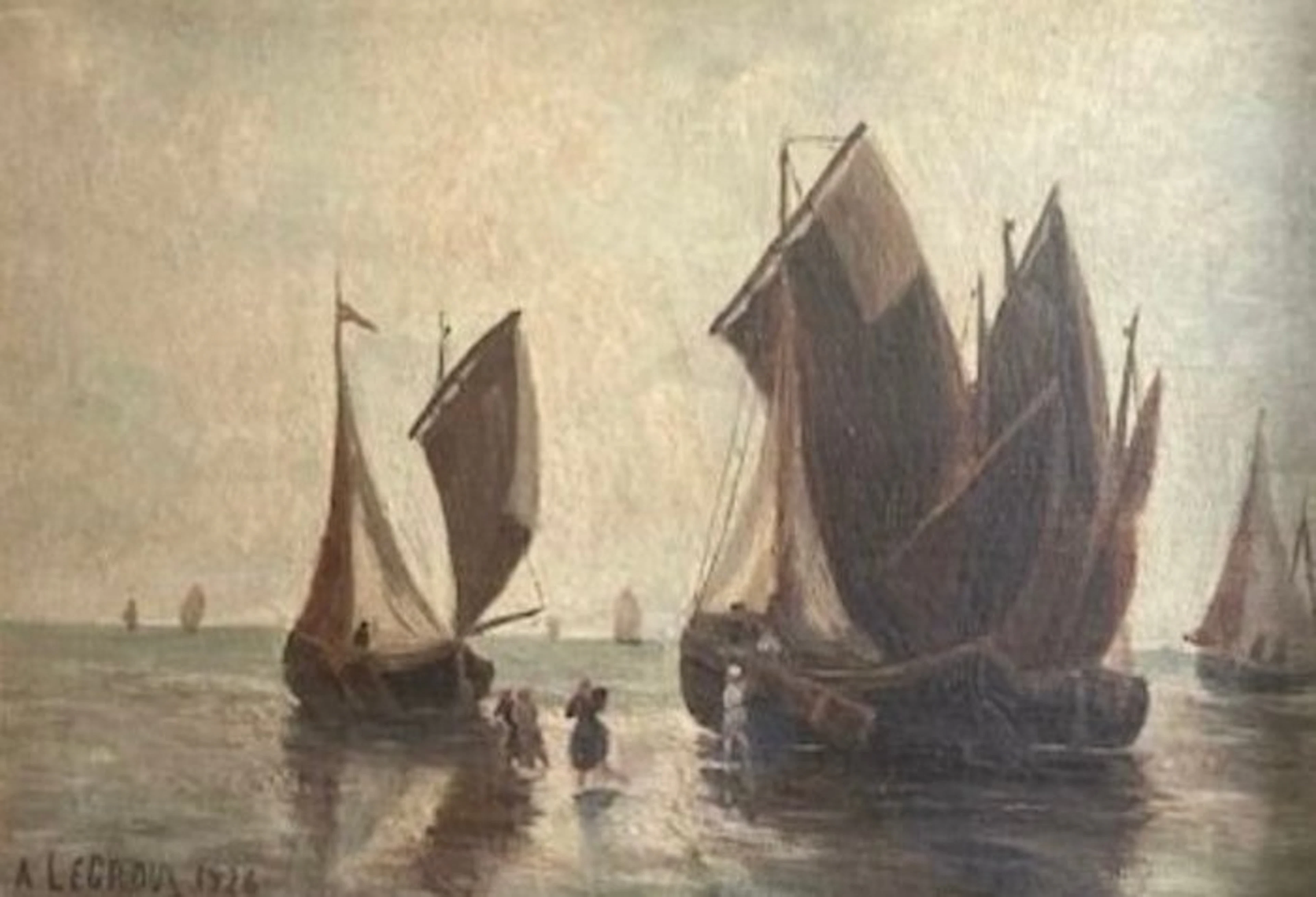 French school (XX) - Retour de pêche