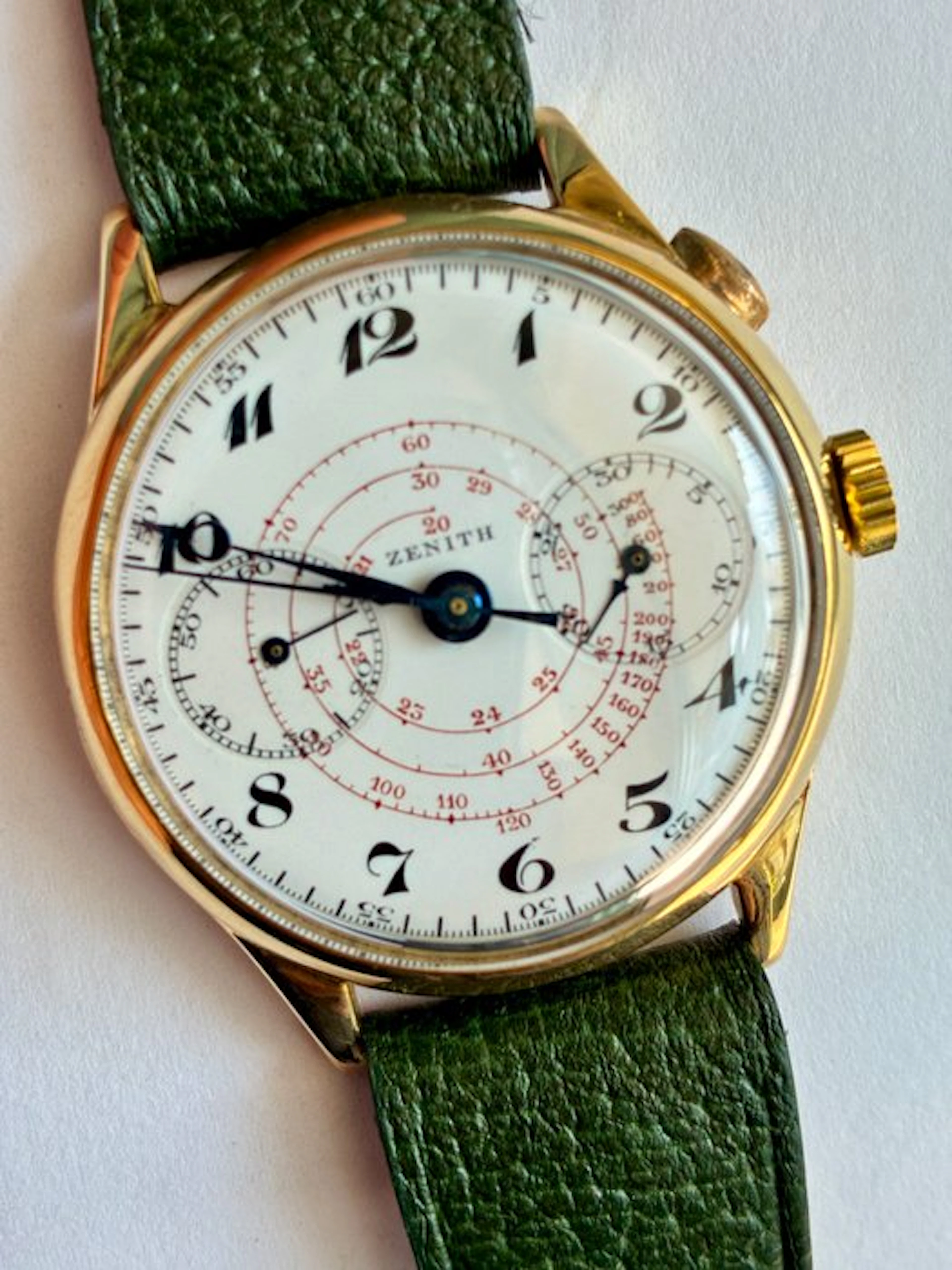 Zenith - Multi-Scale Chronograph - 18K Yellow Gold - - Men - 1900-1949