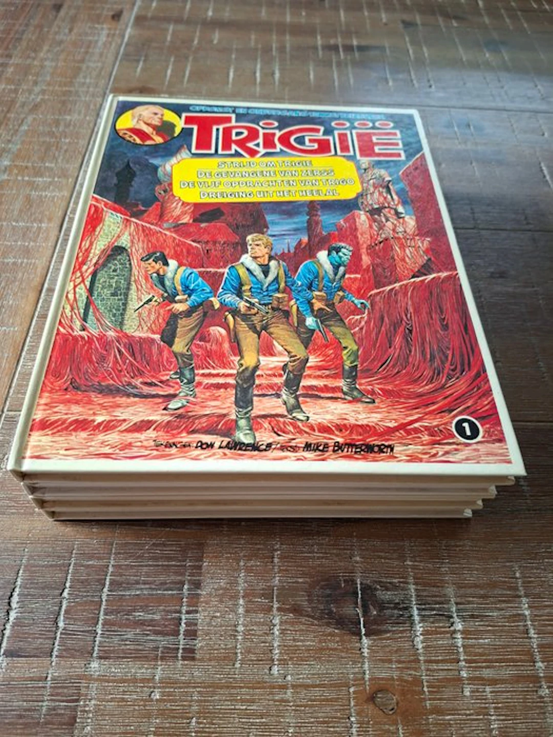 Trigië 1 t/m 4 - Bundelingen HC - 4 Album - First edition - 1978/1981