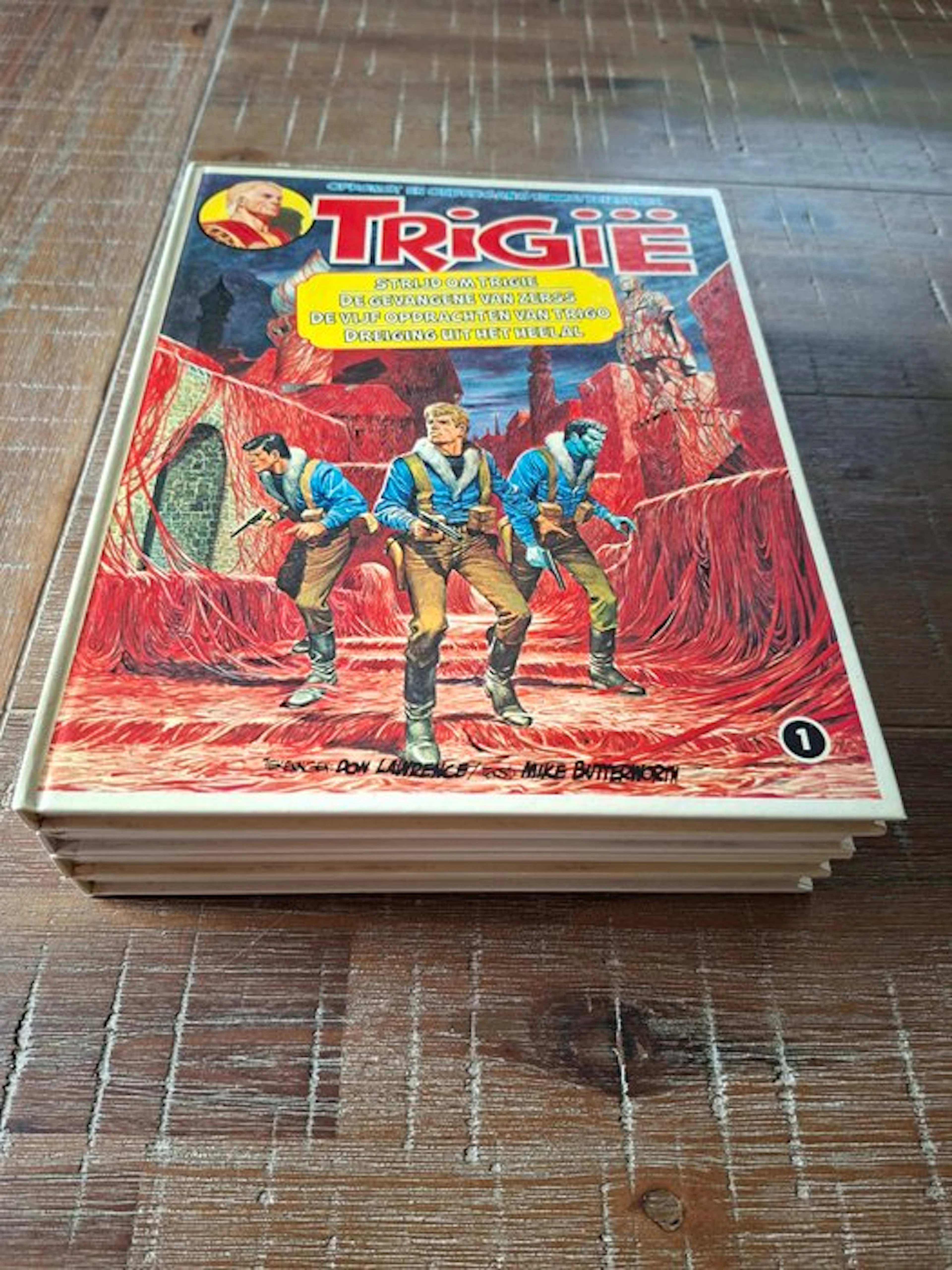 Trigië 1 t/m 4 - Bundelingen HC - 4 Album - First edition - 1978/1981