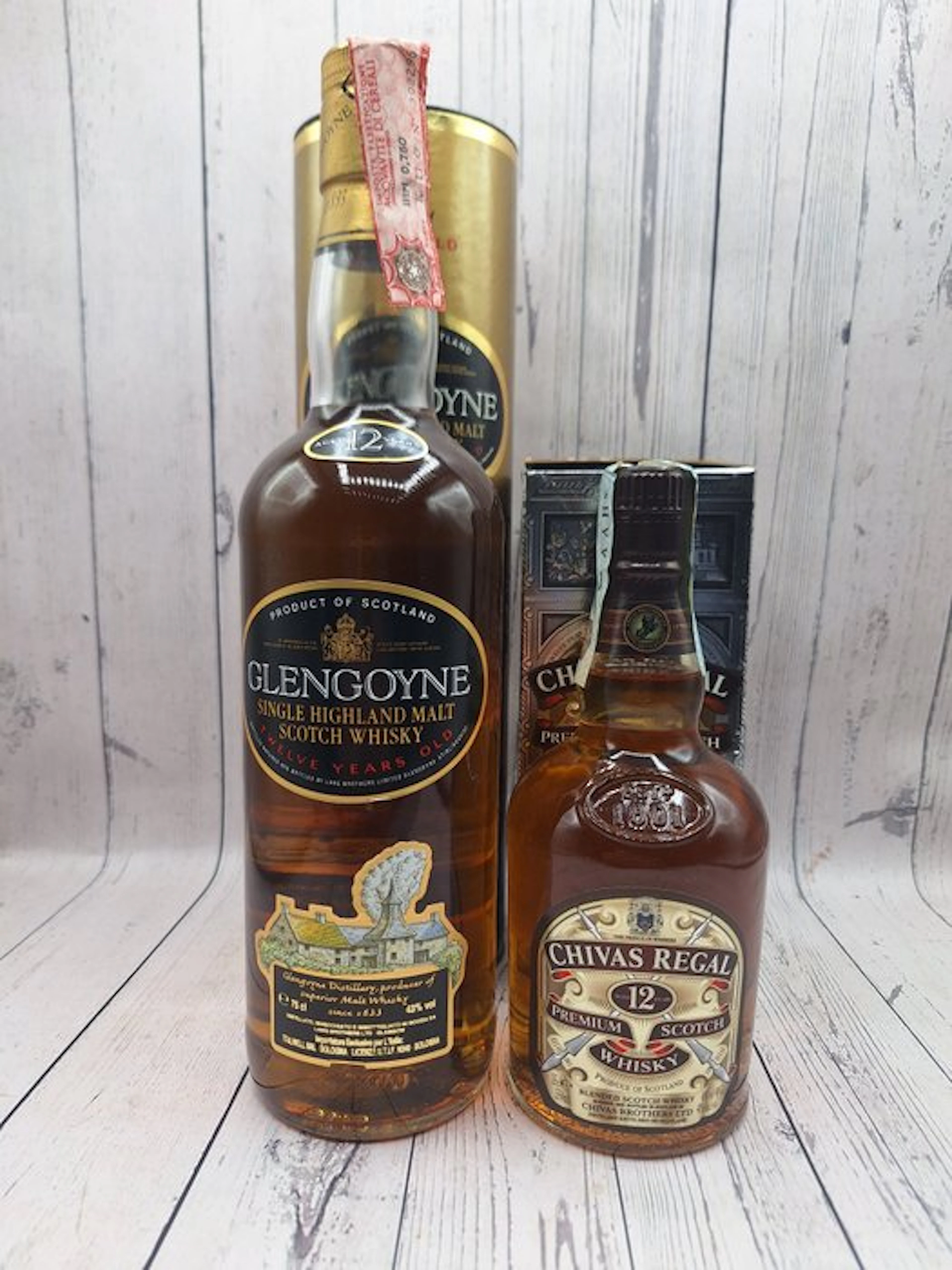 Glengoyne 12yo + Chivas Regal 12yo - 70cl - 2 bottles