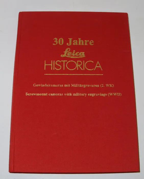 Leica Historica - 30 Jahre Leica Historica - Screw mount...