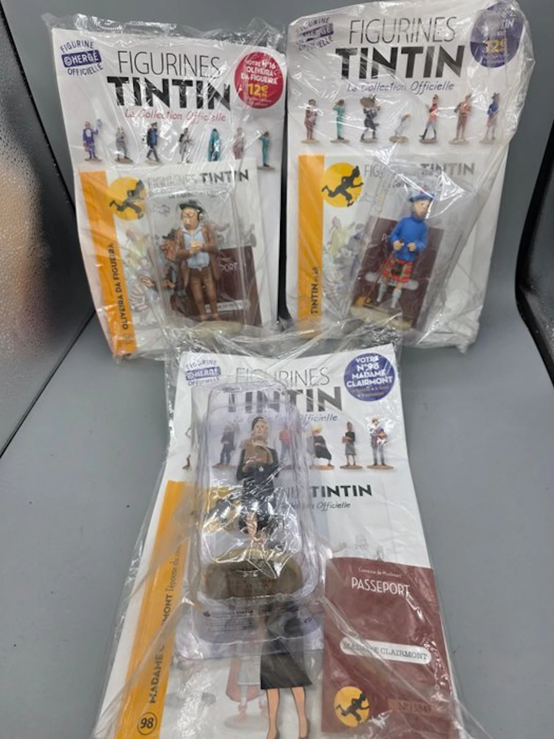 Ensemble de 3 figurines Moulinsart - Toy Nr 16 + 22 + 98
