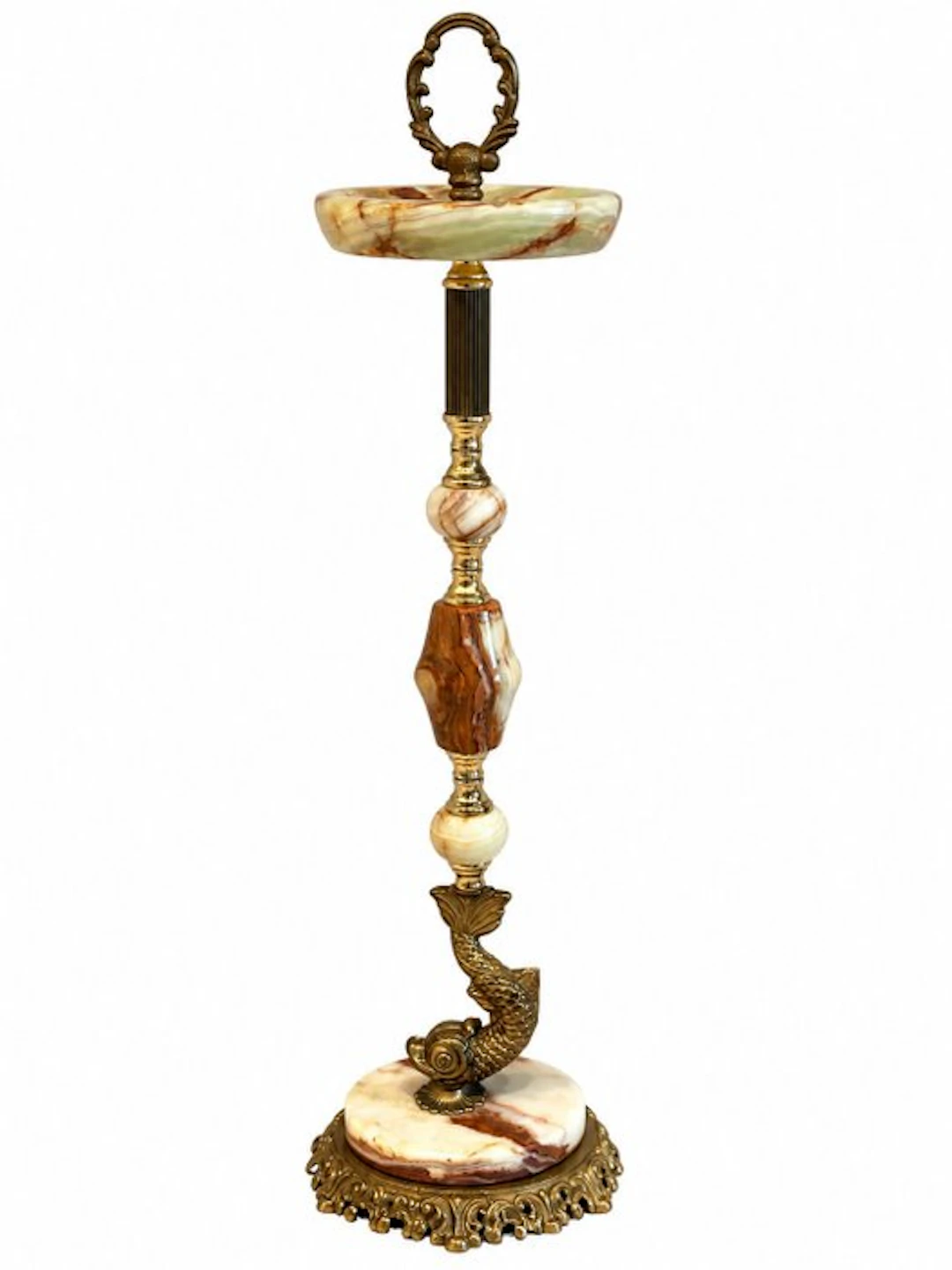 Ashtray - Onyx, Brass