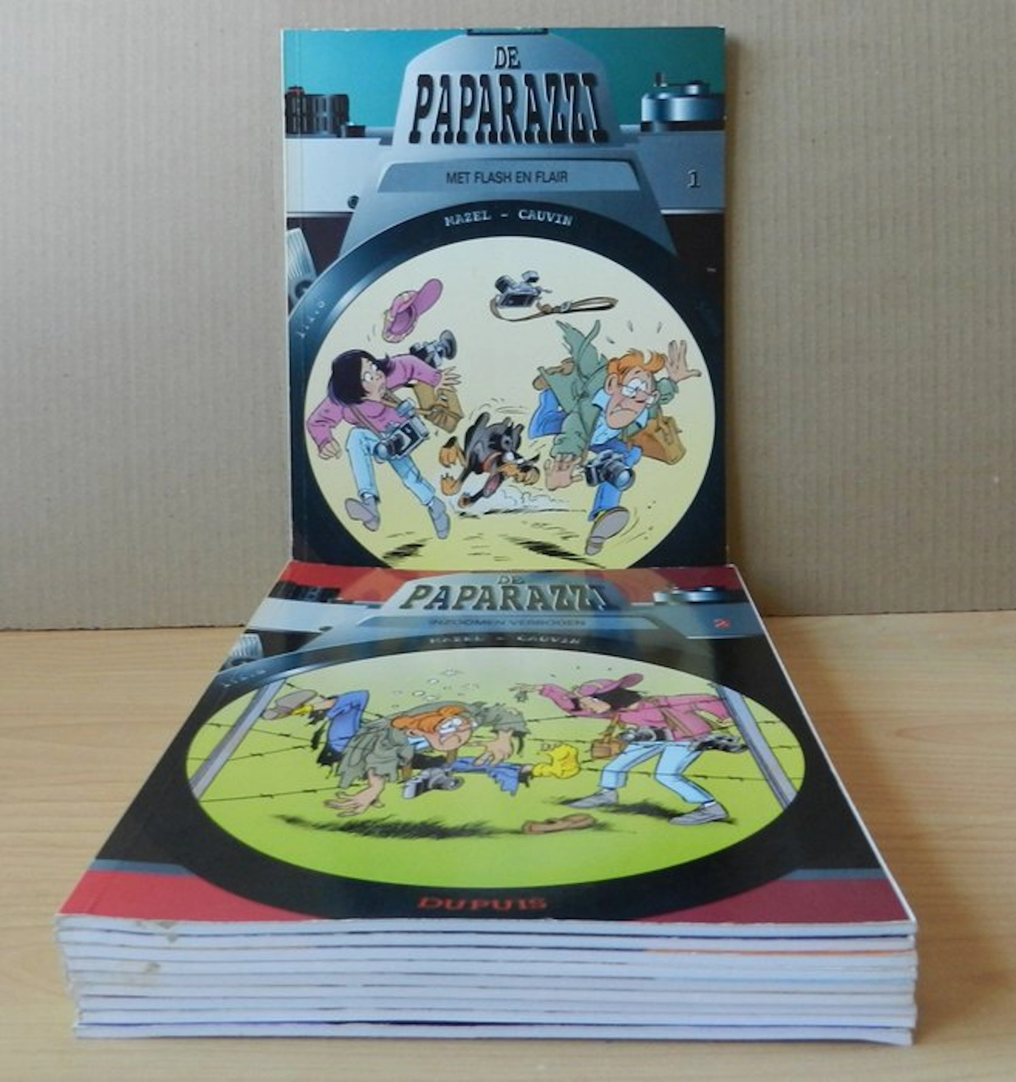 De Paparazzi 1 t/m 10 - Complete reeks SC - 10 Album - First edition