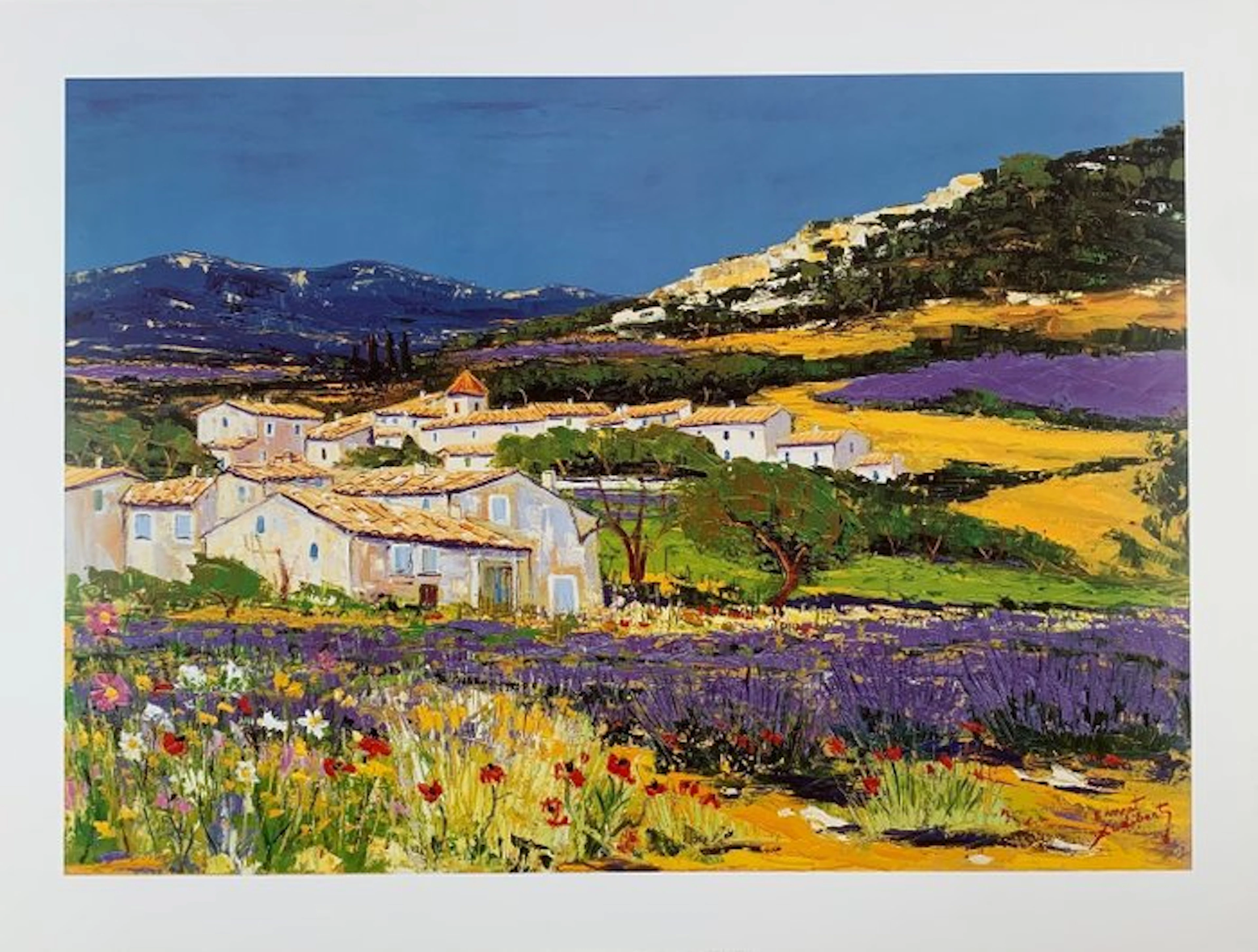 Ernest Audibert (after) - Verdolier Provence Artprint - 80 x 60 cm