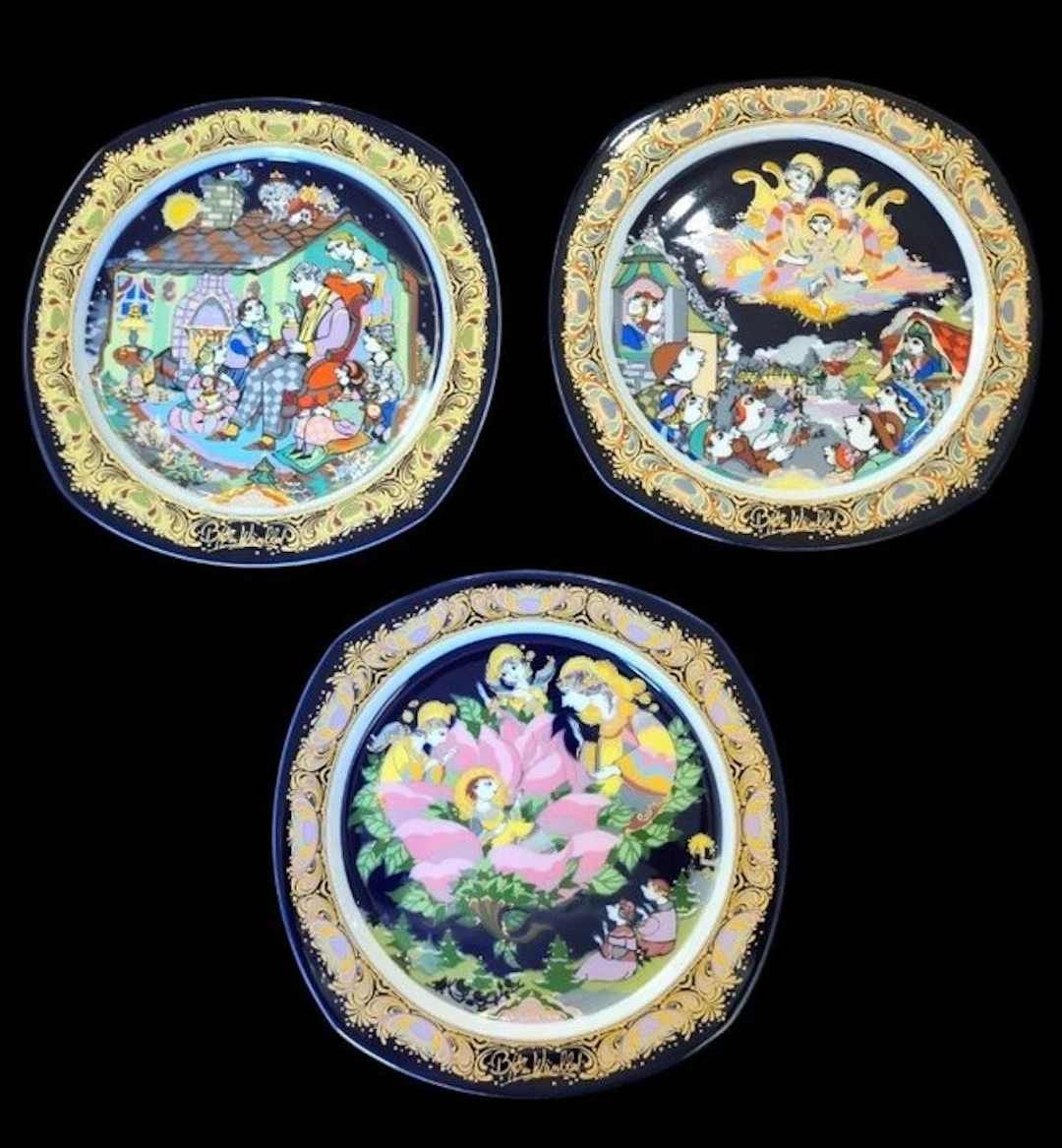 Rosenthal - Bjorn Wiinblad - Dish (3) - Porcelain