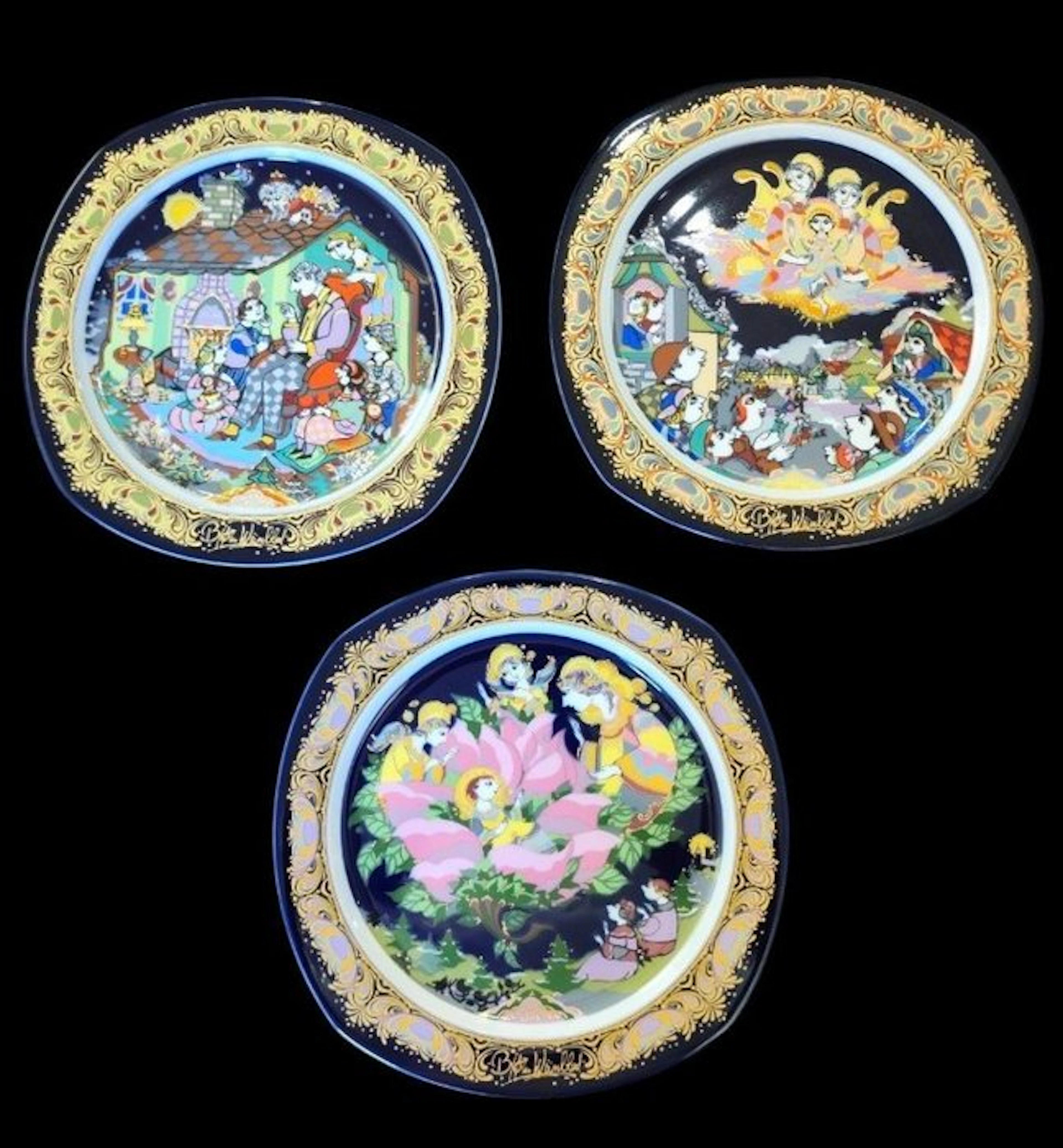 Rosenthal - Bjorn Wiinblad - Dish (3) - Porcelain