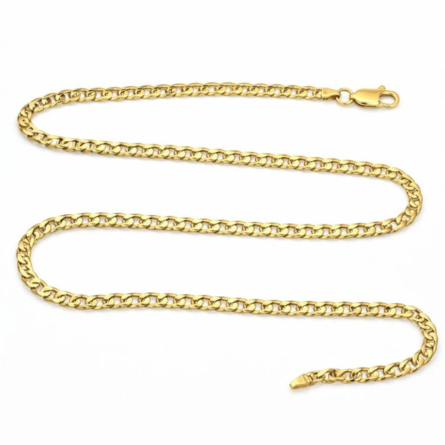 Necklace - 18 kt. Yellow gold - Made in Italy - Handmade