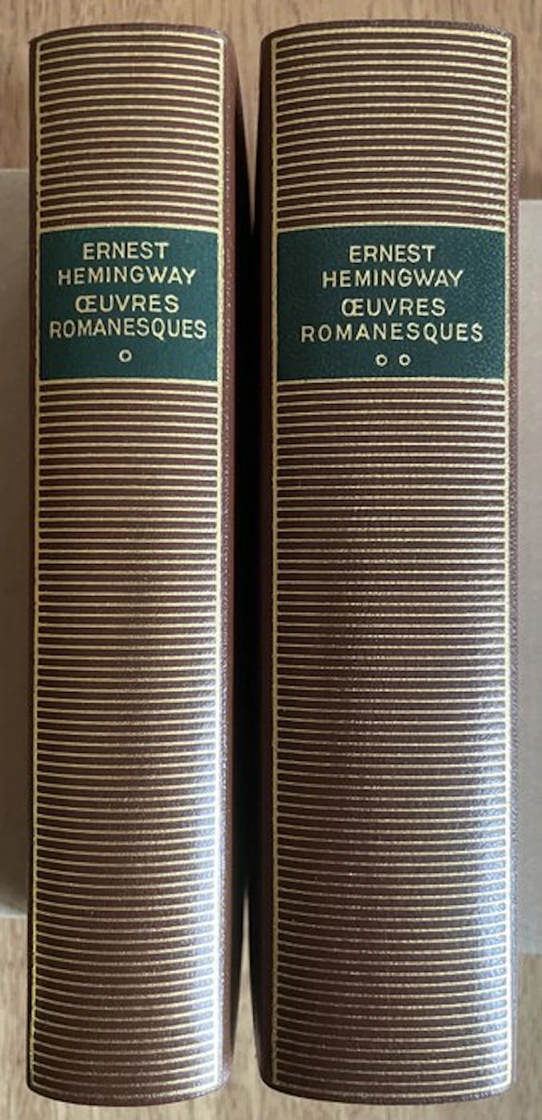 Ernest Hemingway - Œuvres romanesques - Vol. 1 et 2 - 1966-1969