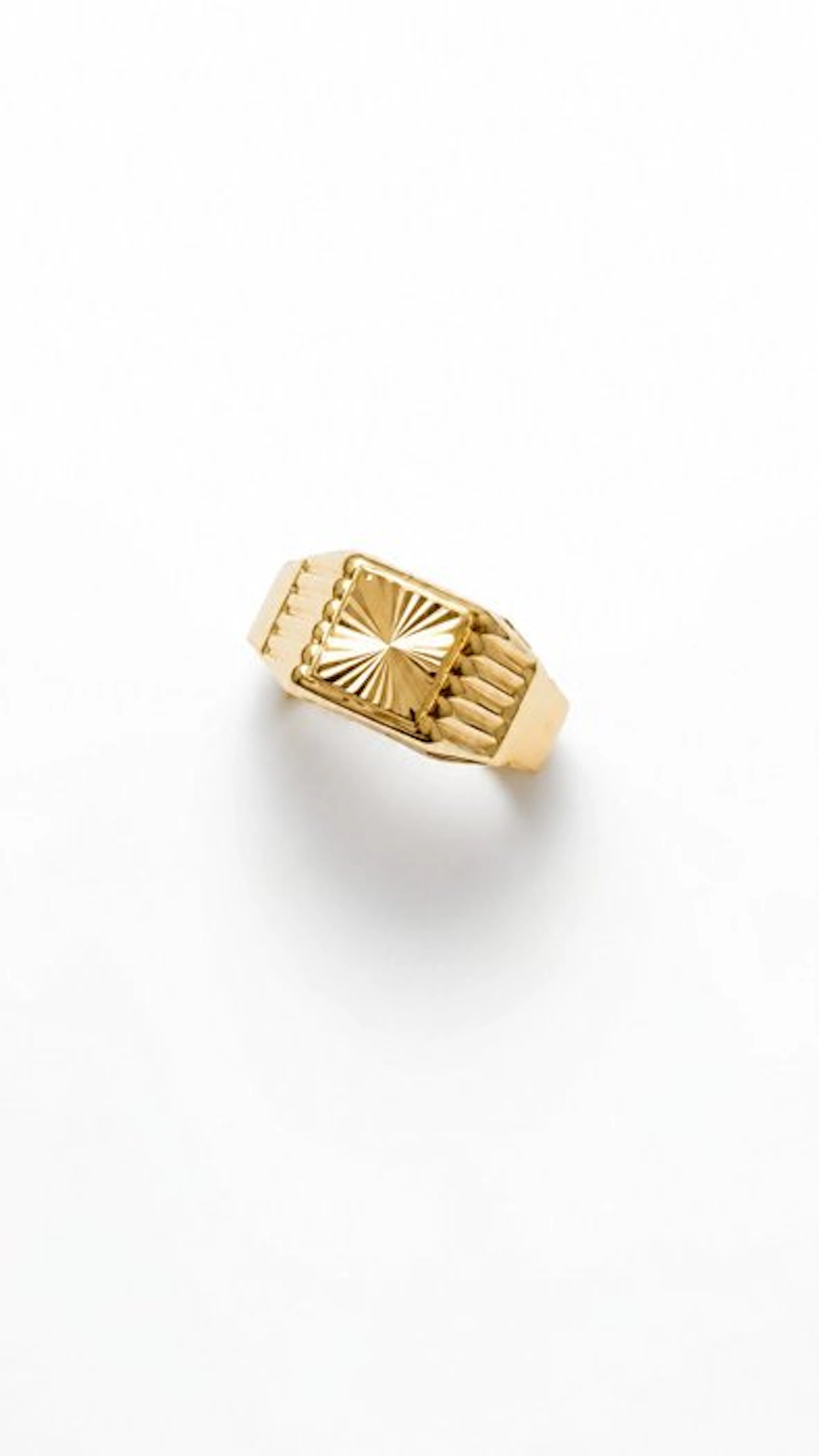 No reserve price - Ring - 18 kt. Yellow gold - Ring size 23 - 1.70 g