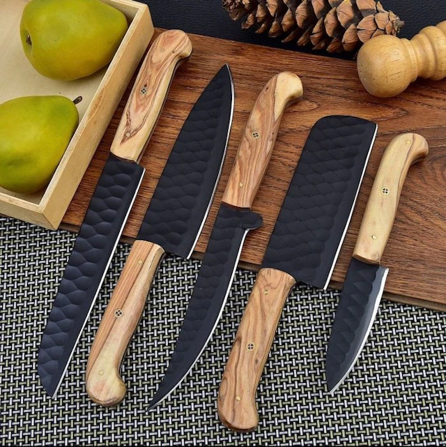 Highclasscrafts Handmade - Kitchen knife - Kitchen knife set - Steel