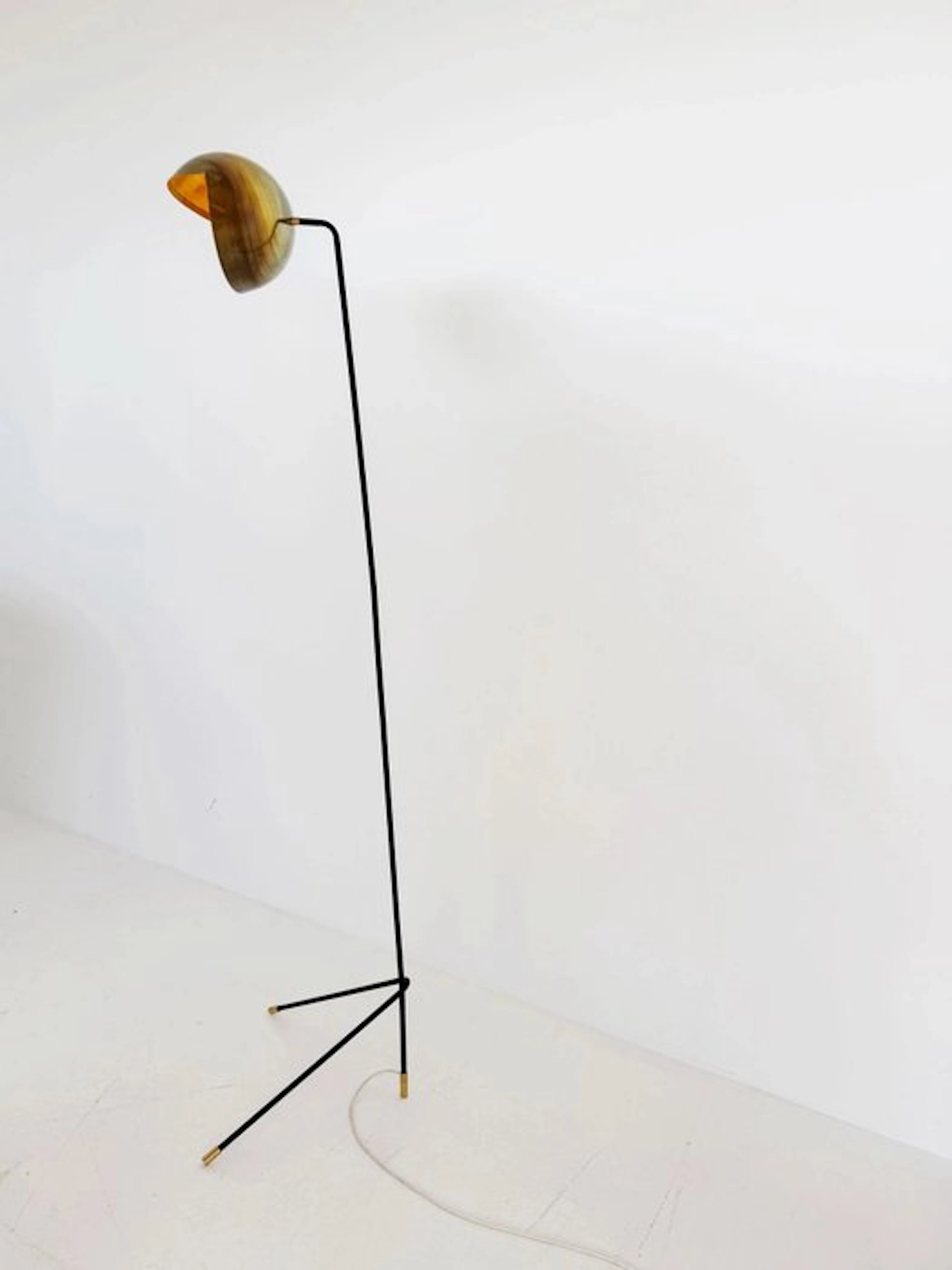 luci - Floor lamp - Brass, Aluminium
