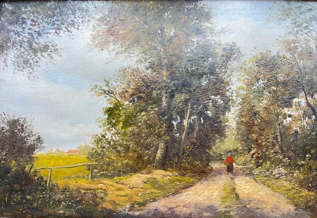 Z.Rony - École Moderne du XXème inspiration Barbizon...