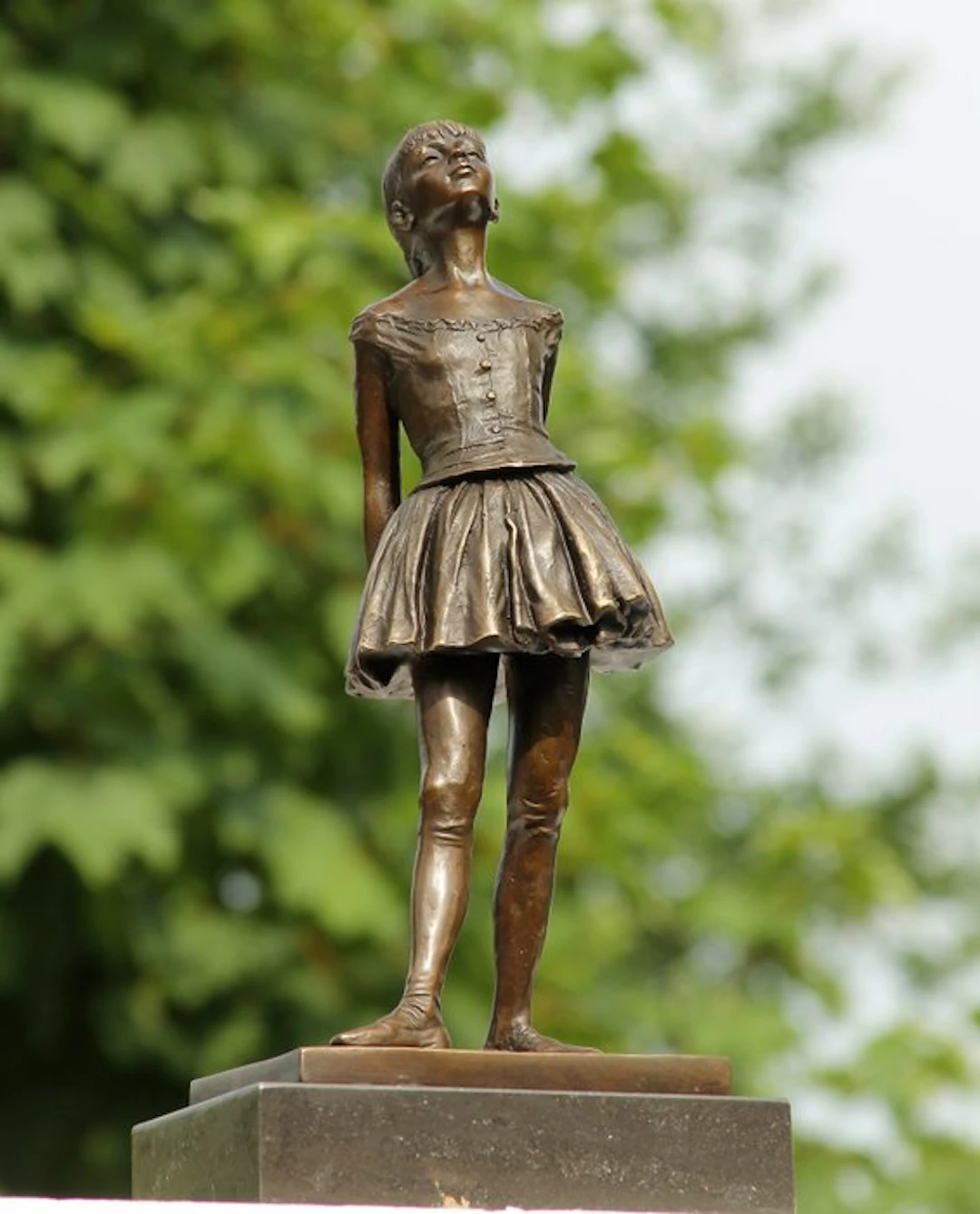 Edgar Degas (1834-1917) - Statue, 14 jarig danseresje - 38 cm - bronze marble