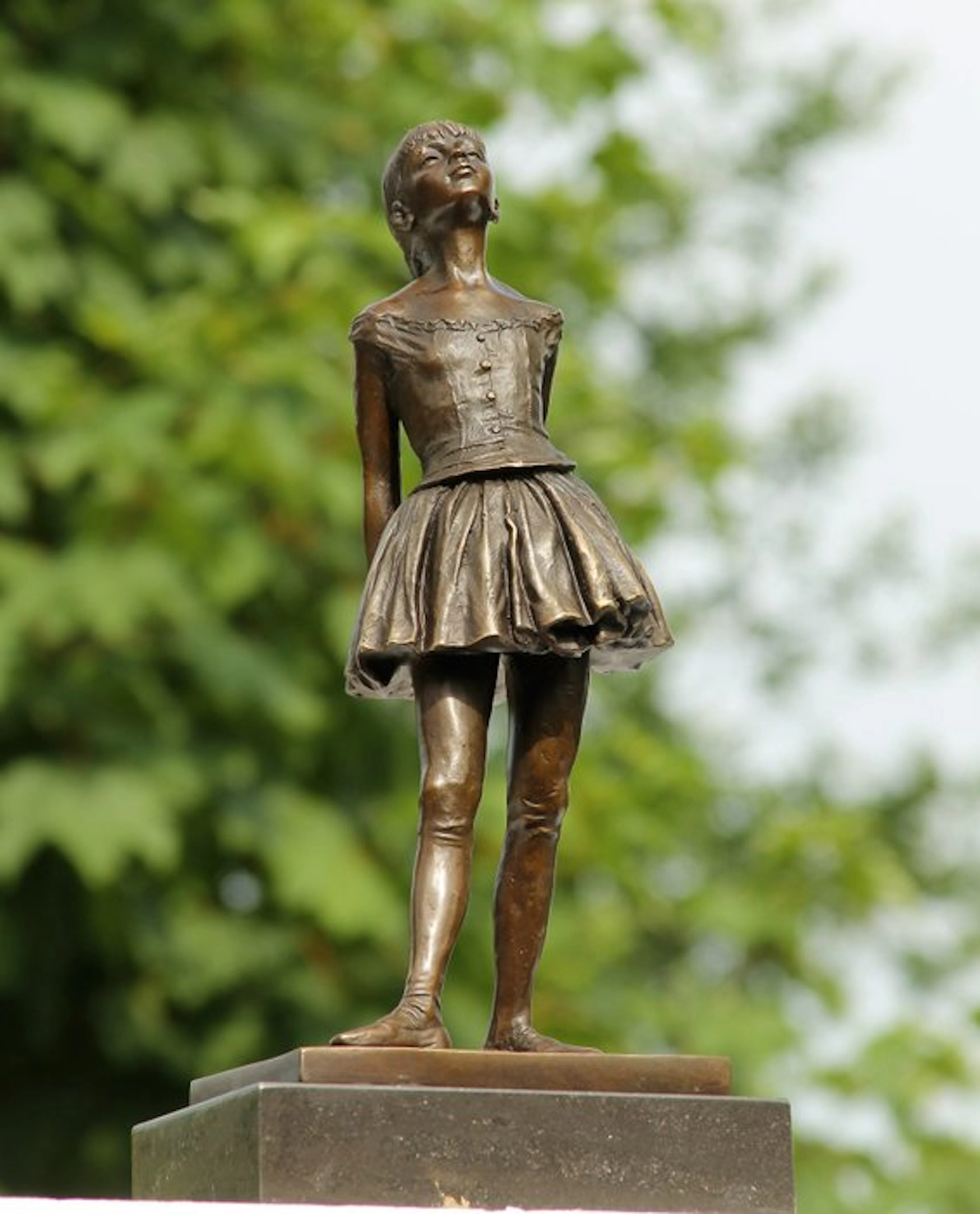 Edgar Degas (1834-1917) - Statue, 14 jarig danseresje - 38 cm - bronze marble