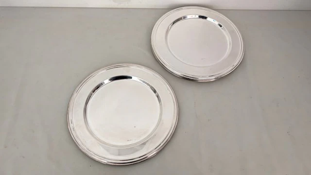 Per 6 persone - Charger plate (6) - Silverplated - Round shape