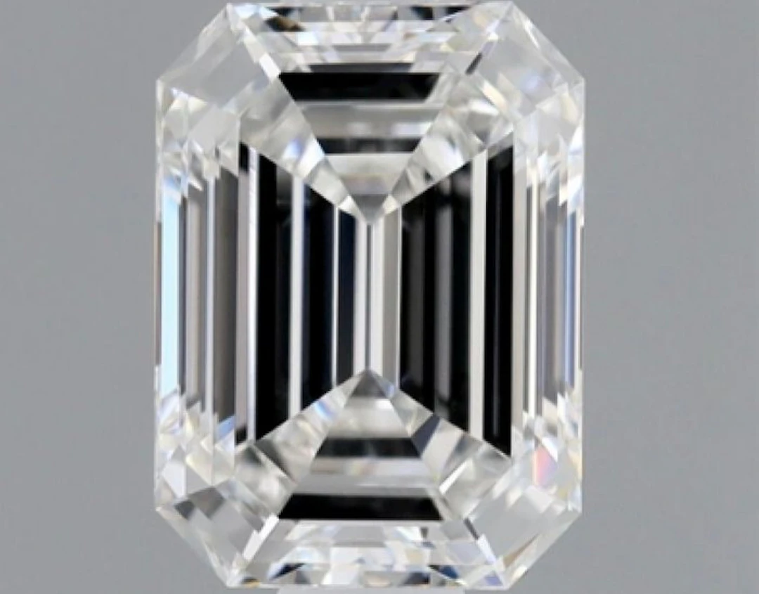 1 pcs Diamond (Natural) - 0.55 ct - Emerald - D...