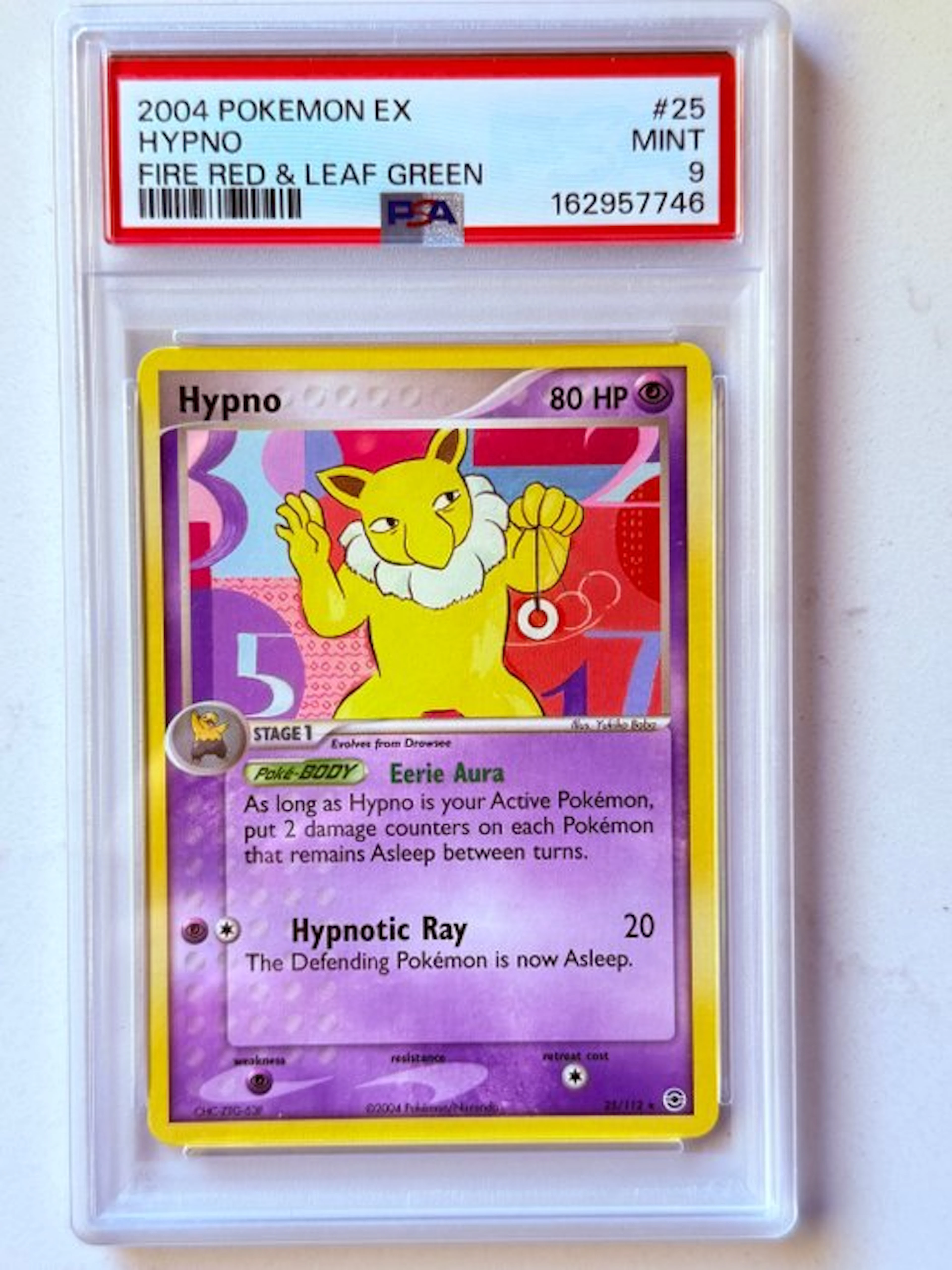 Pokémon - 1 Graded card - Hypno 25 - PSA 9 - EX