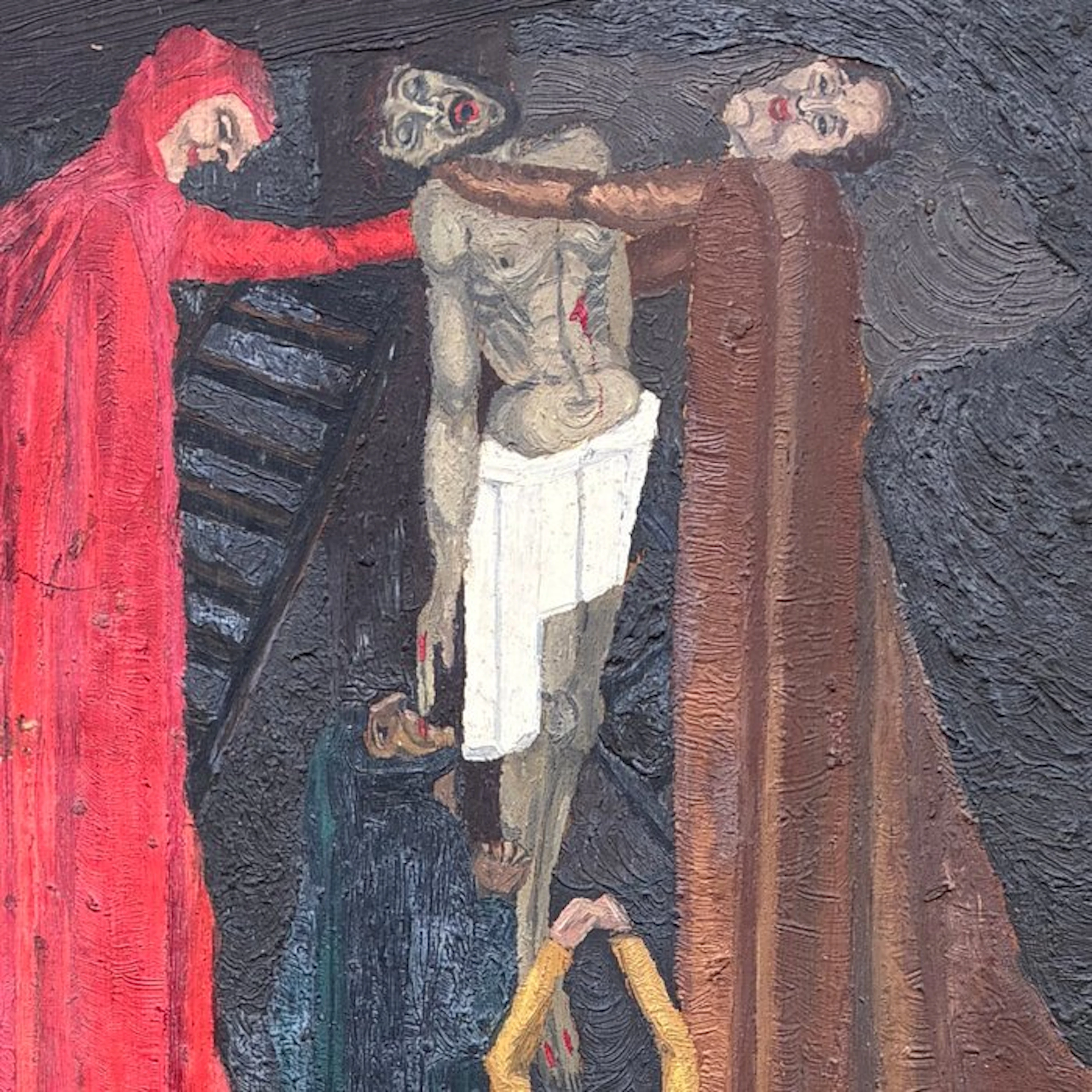 Jacqueline Gilson (1912-1991) - Descente de croix - Jesus...