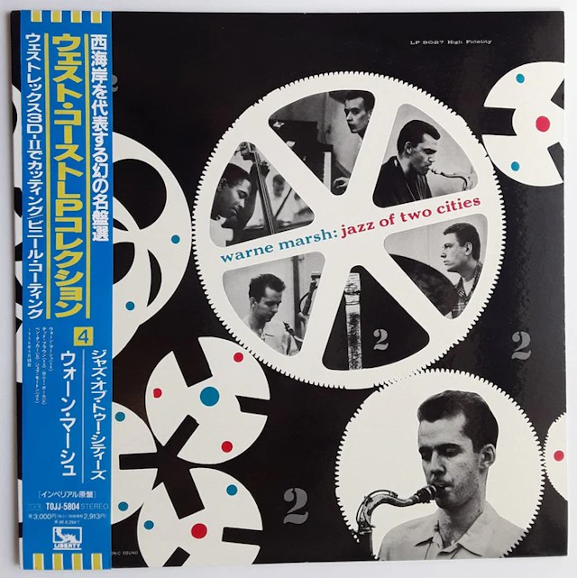 WARNE MARSH - LP - JAPAN - Jazz Of Two Cities - Vinyl record - 1993