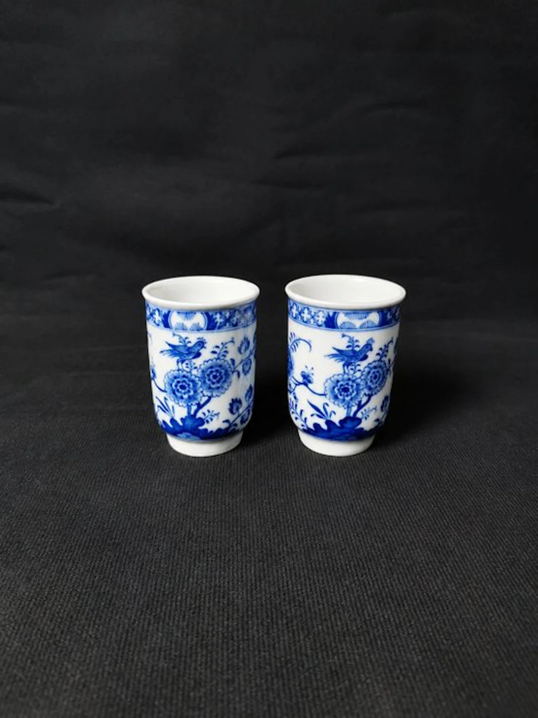 Meissen - Uccello indiano - Bicchiere - H.8,5cm - XIX...