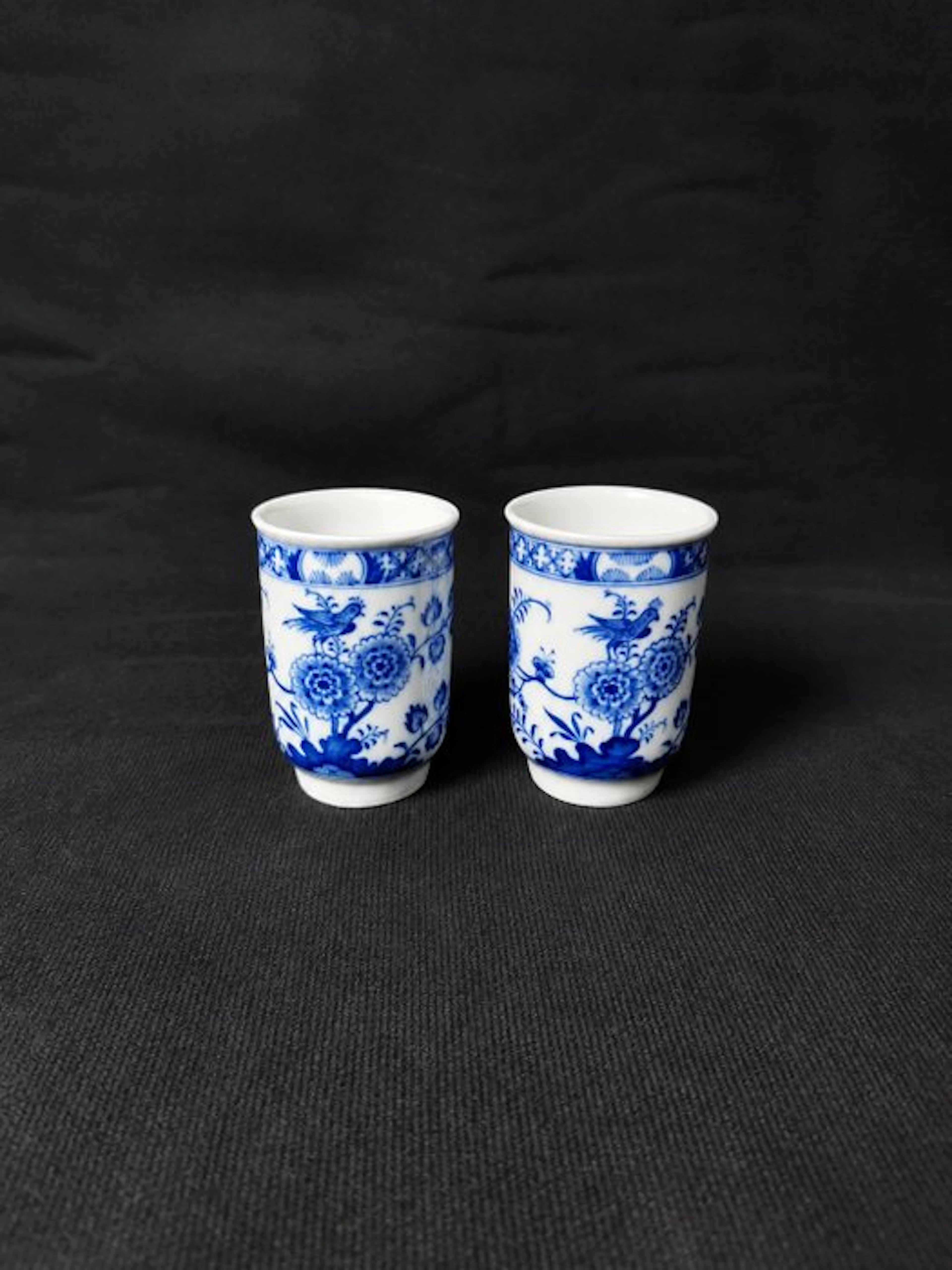 Meissen - Uccello indiano - Bicchiere - H.8,5cm - XIX...