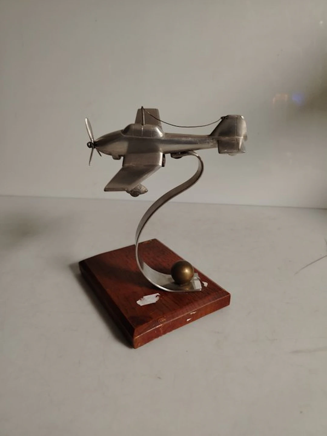 Figure - Steel, Wood, Aereo - Mid-Century/Trench Art/Bauhaus
