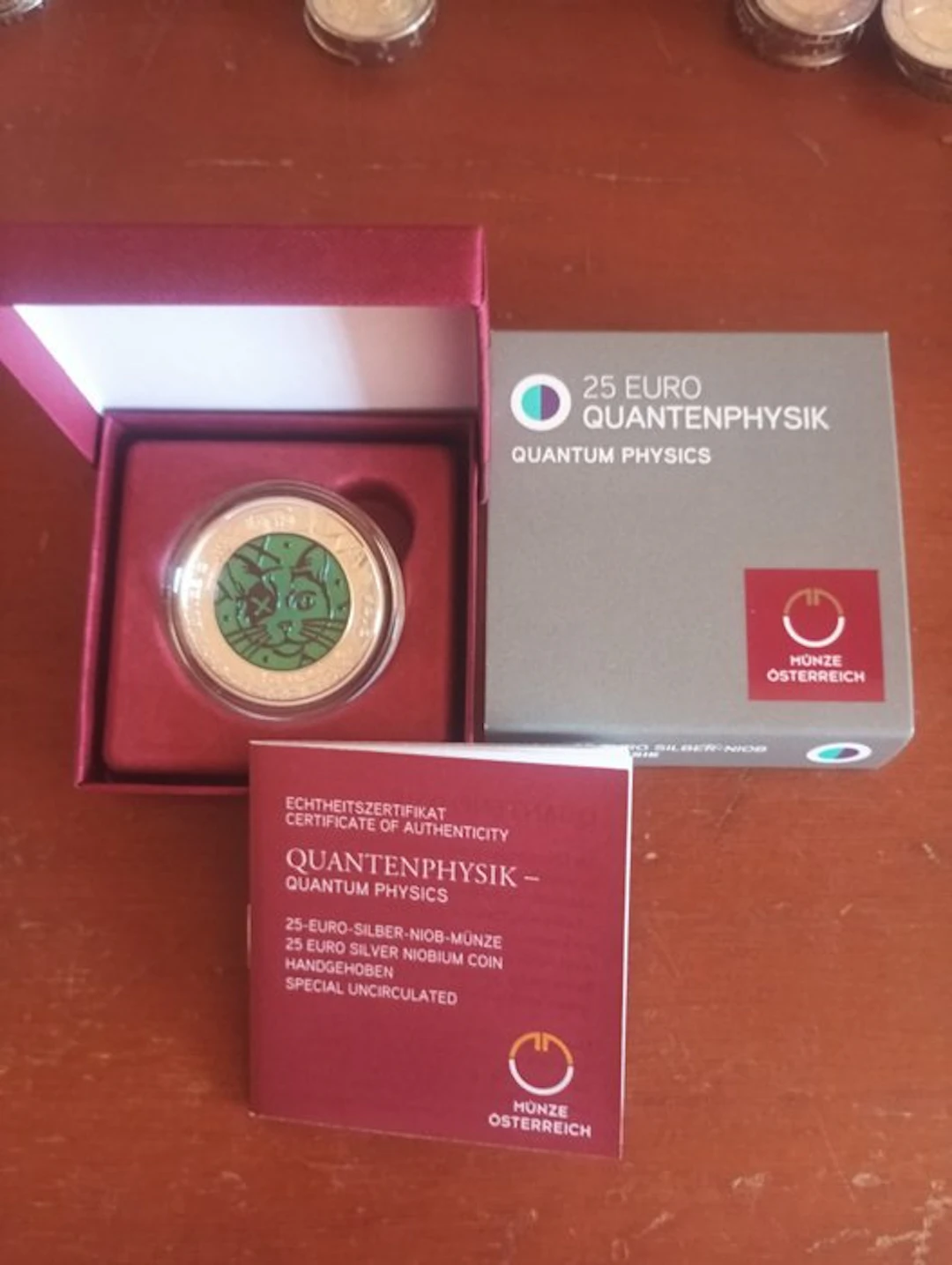 Austria. 25 Euro 2026 "Quantum Physics" NIOB Proof (No reserve price)