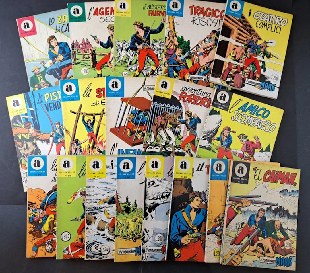 Il Comandante Mark: El Caiman con Locandina Zagor e Altri...