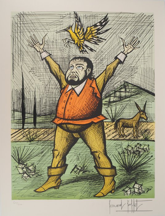 Bernard Buffet 肖像画 1928年作 Bernard Buffet 肖像画 1928年作 Bernard Buffet (French, 1928