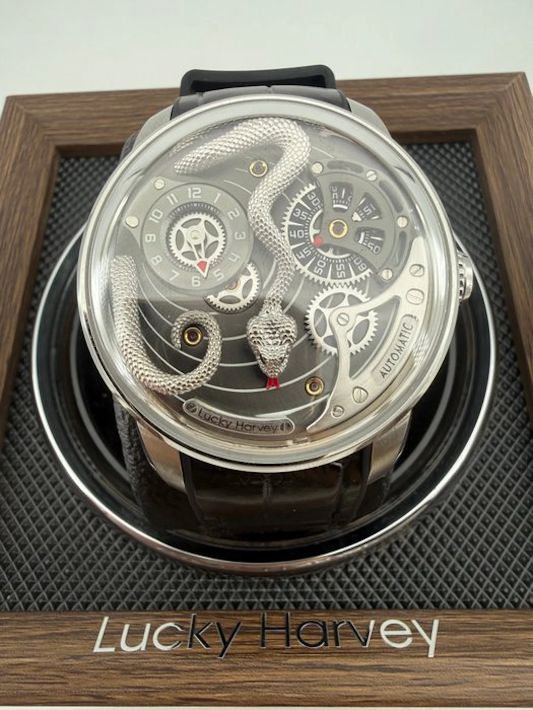 LUCKY HARVEY - Craftsmanship Series Silver Snake Automata...