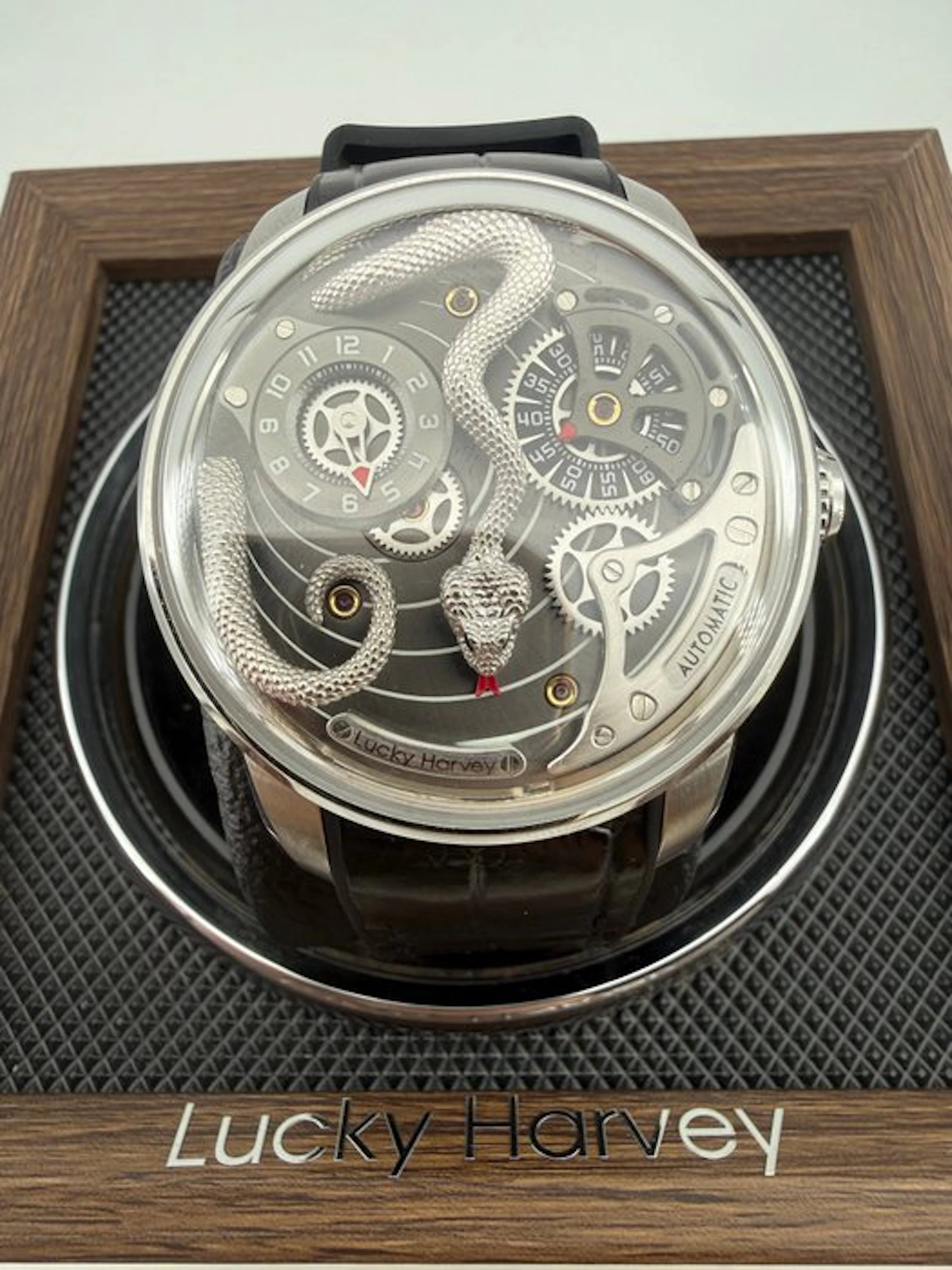 LUCKY HARVEY - Craftsmanship Series Silver Snake Automata...