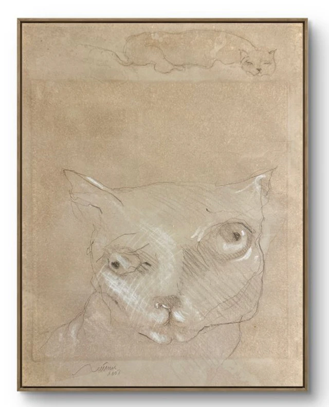 Robert Detheux (1932-2010) - Chats - 2008