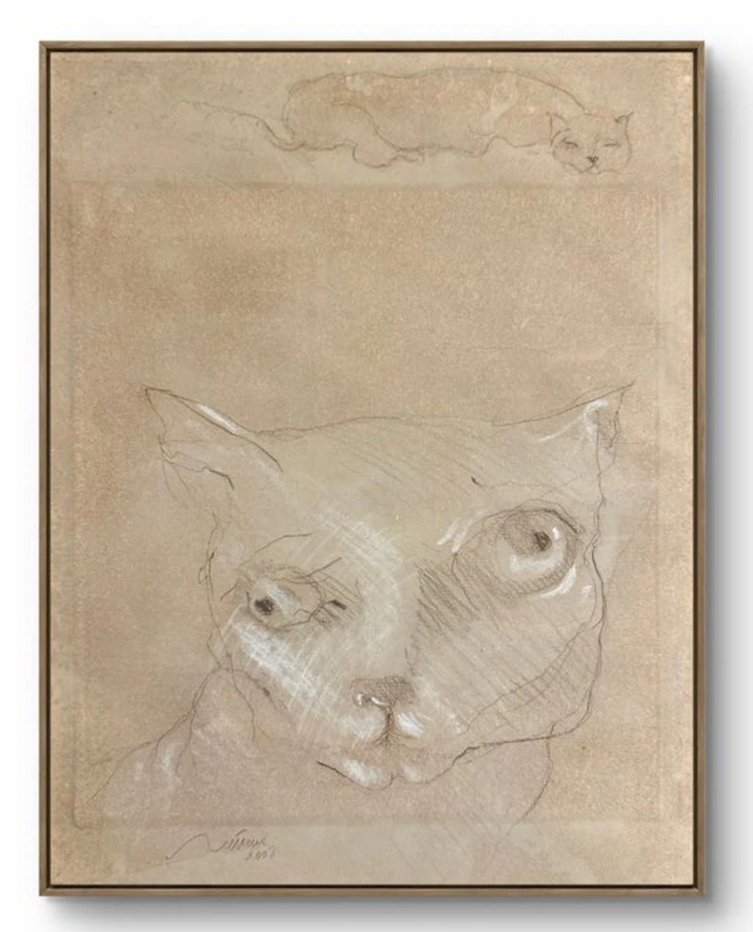 Robert Detheux (1932-2010) - Chats - 2008