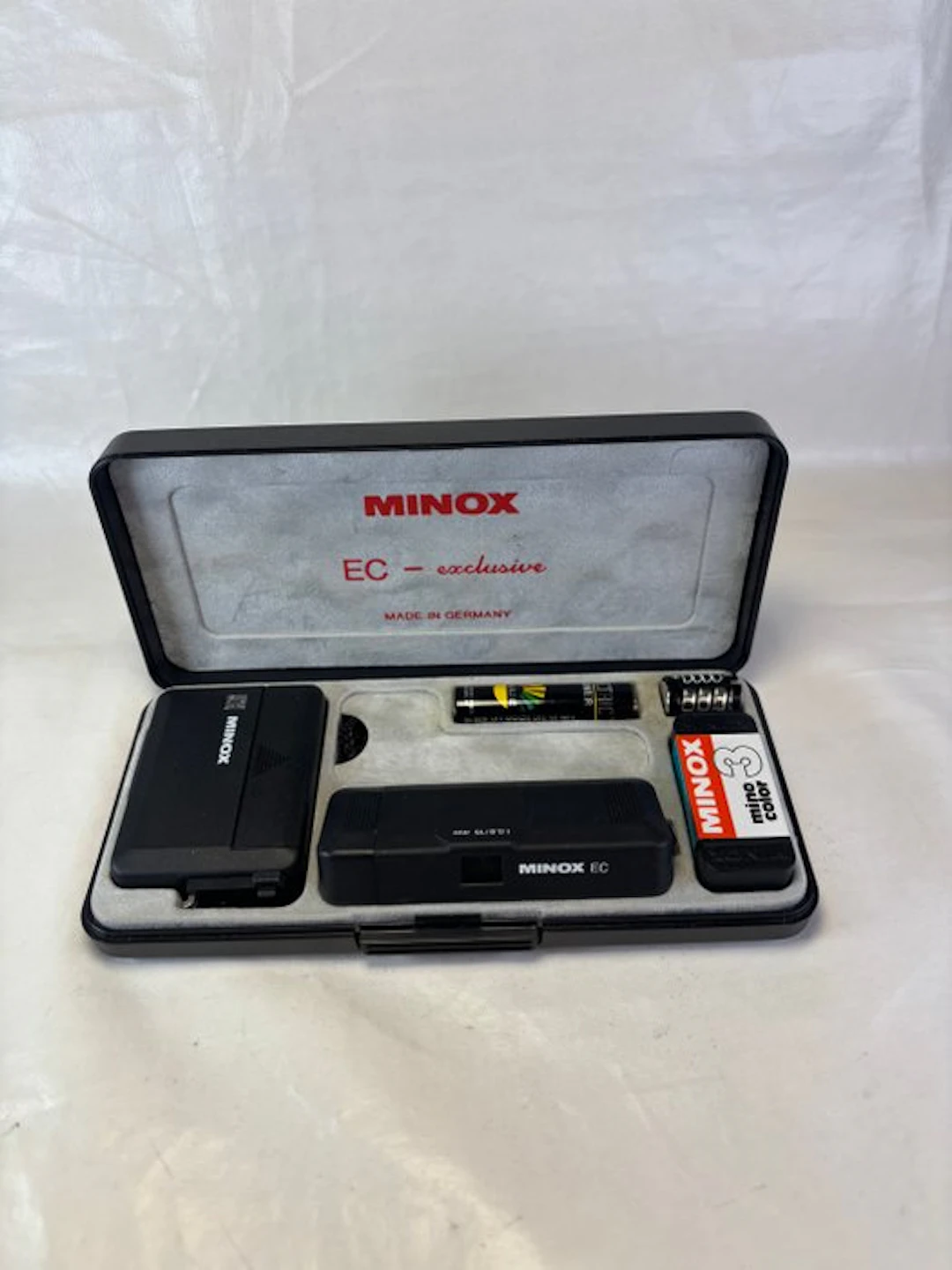 Minox EC Exclusive set , 8x11 , compleet Subminiature camera