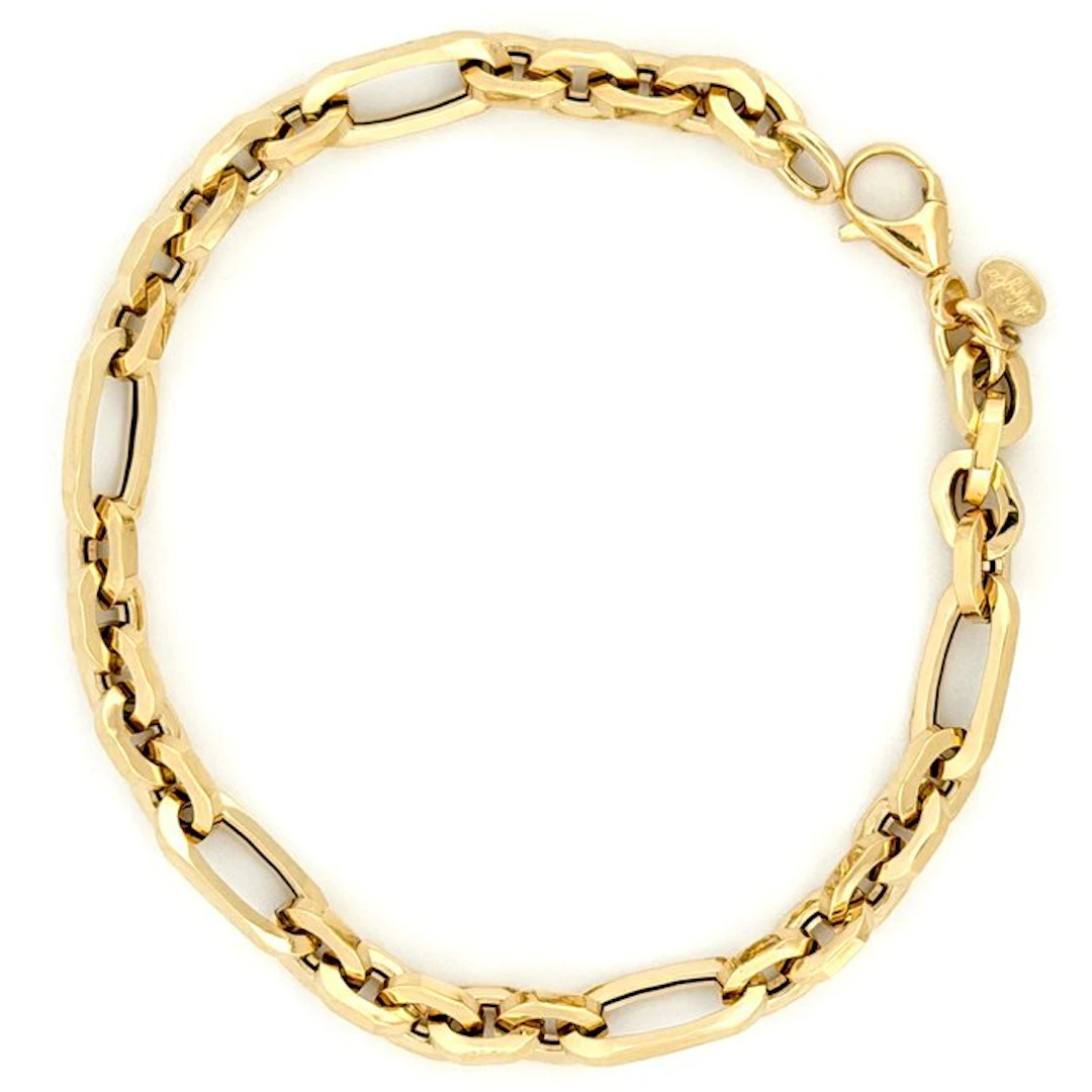 Bracelet - 18 kt. Yellow gold, White gold - Made in Italy