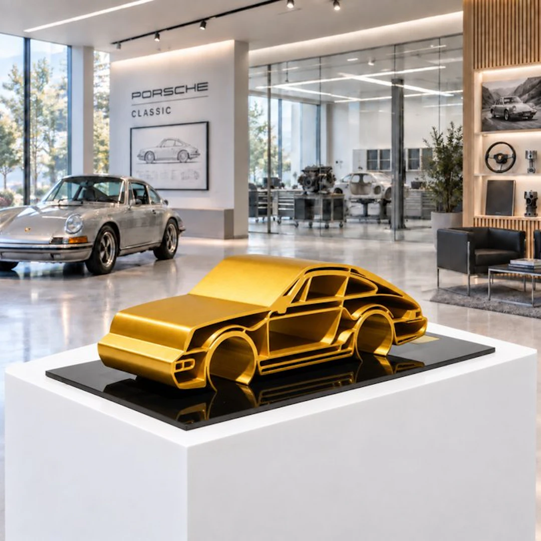 Porsche 911 Classic "GOLD EDITION " - 1/12 Scale - XXL...