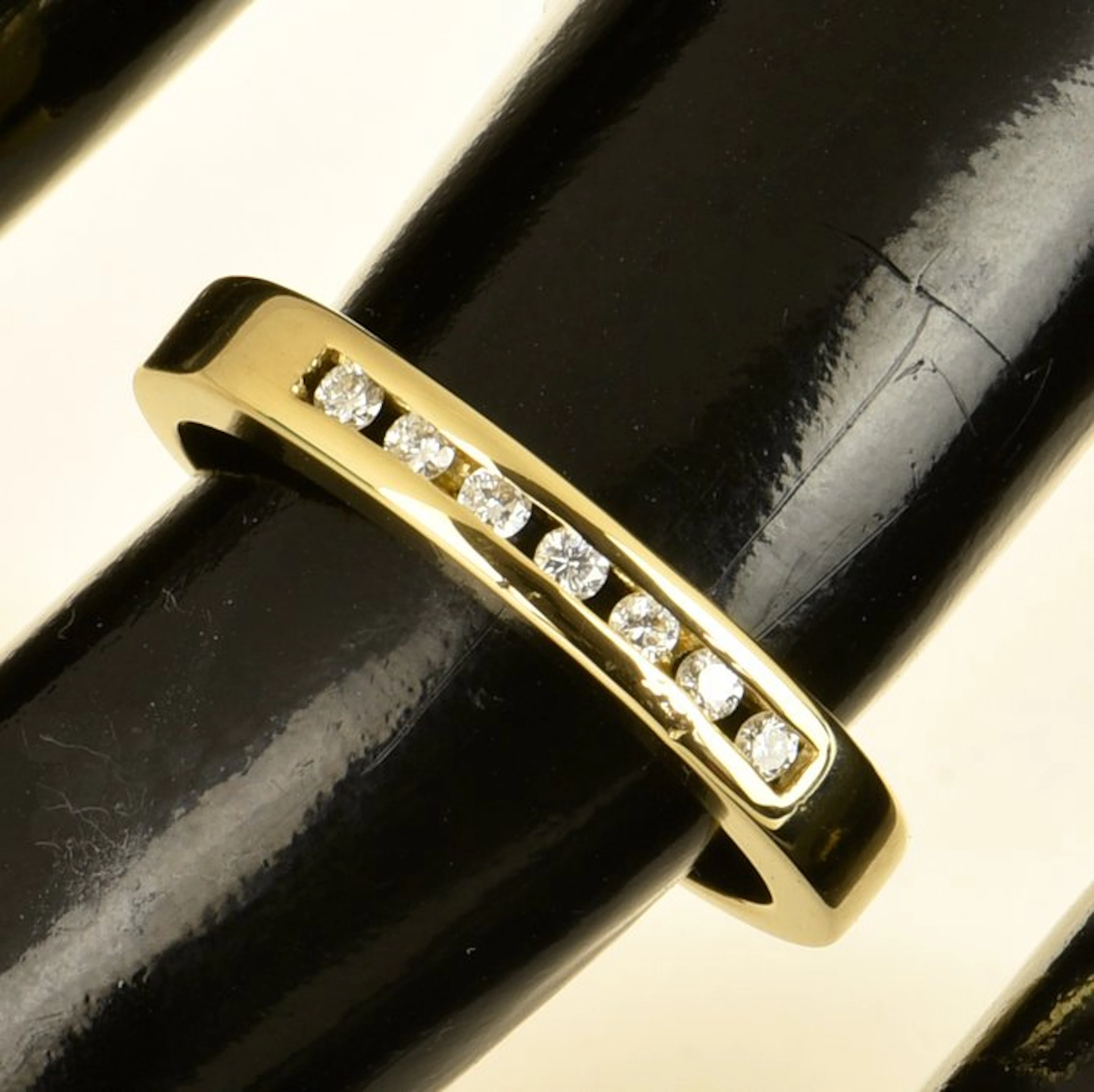 Ring - 18 kt. Yellow gold Diamond (Natural)