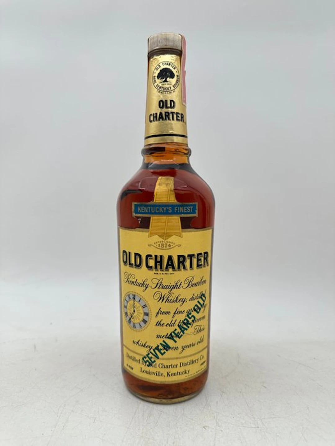 Old Charter 7 years old Kentucky's Finest - Straight Bourbon - b. 1980s - 75cl