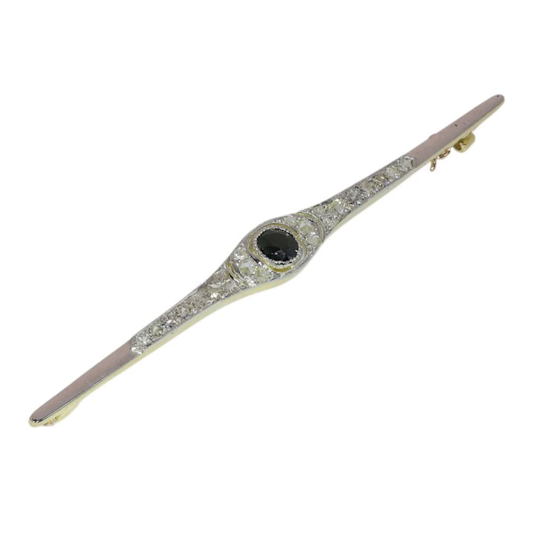 Brooch - 18 kt