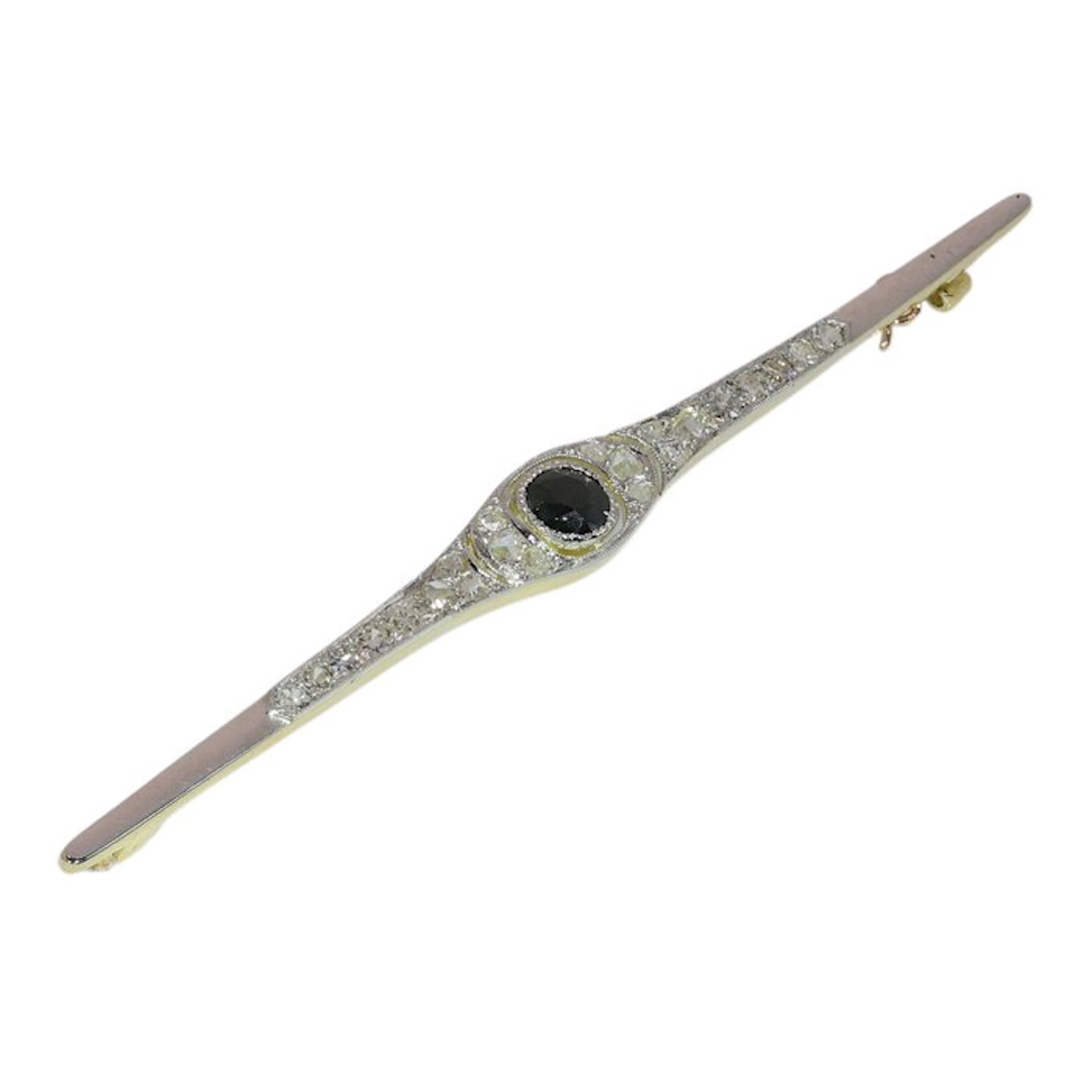 Brooch - 18 kt