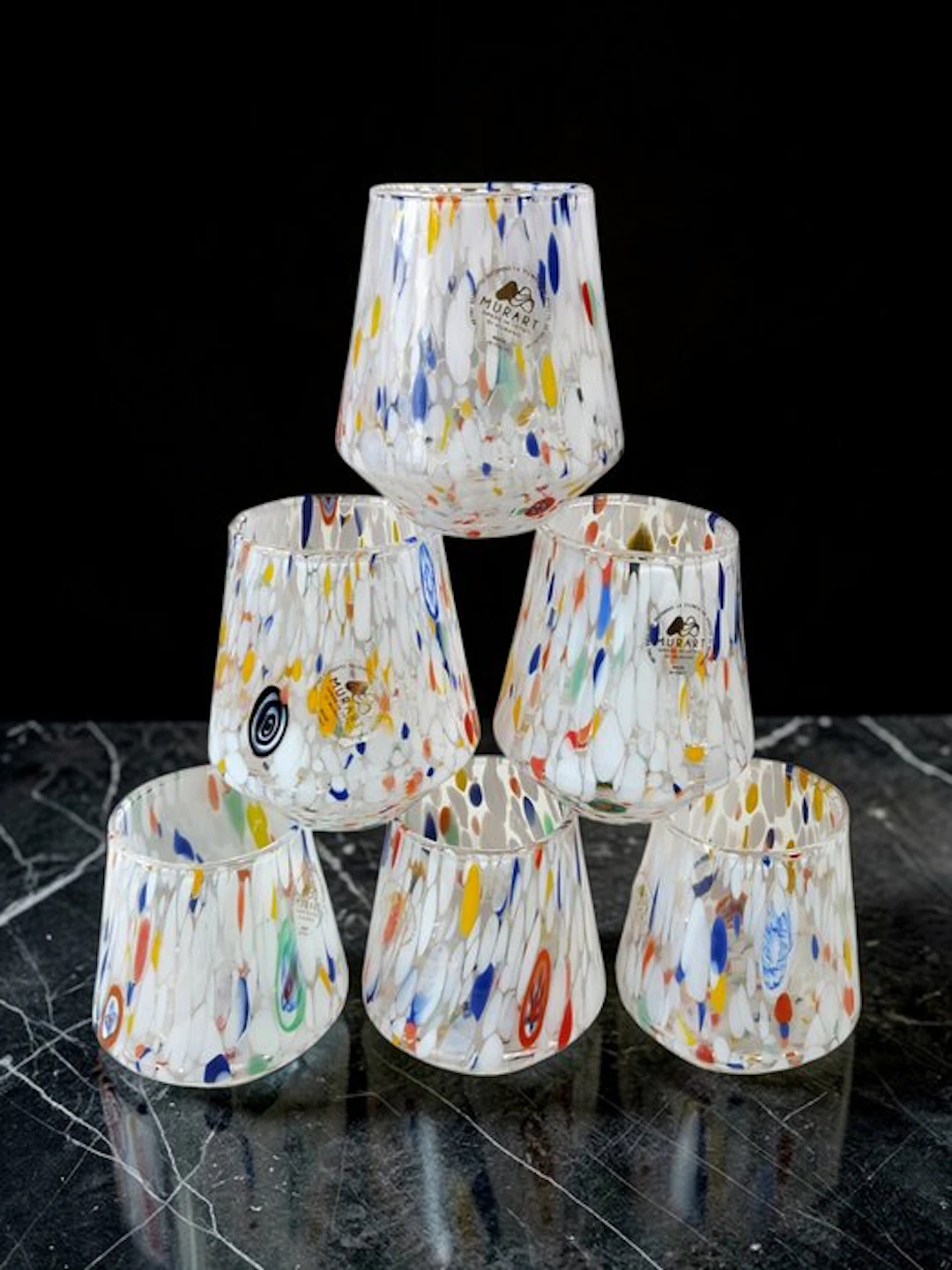 MurArt - MurArt - Drinking set (6) - Glass - Murrine