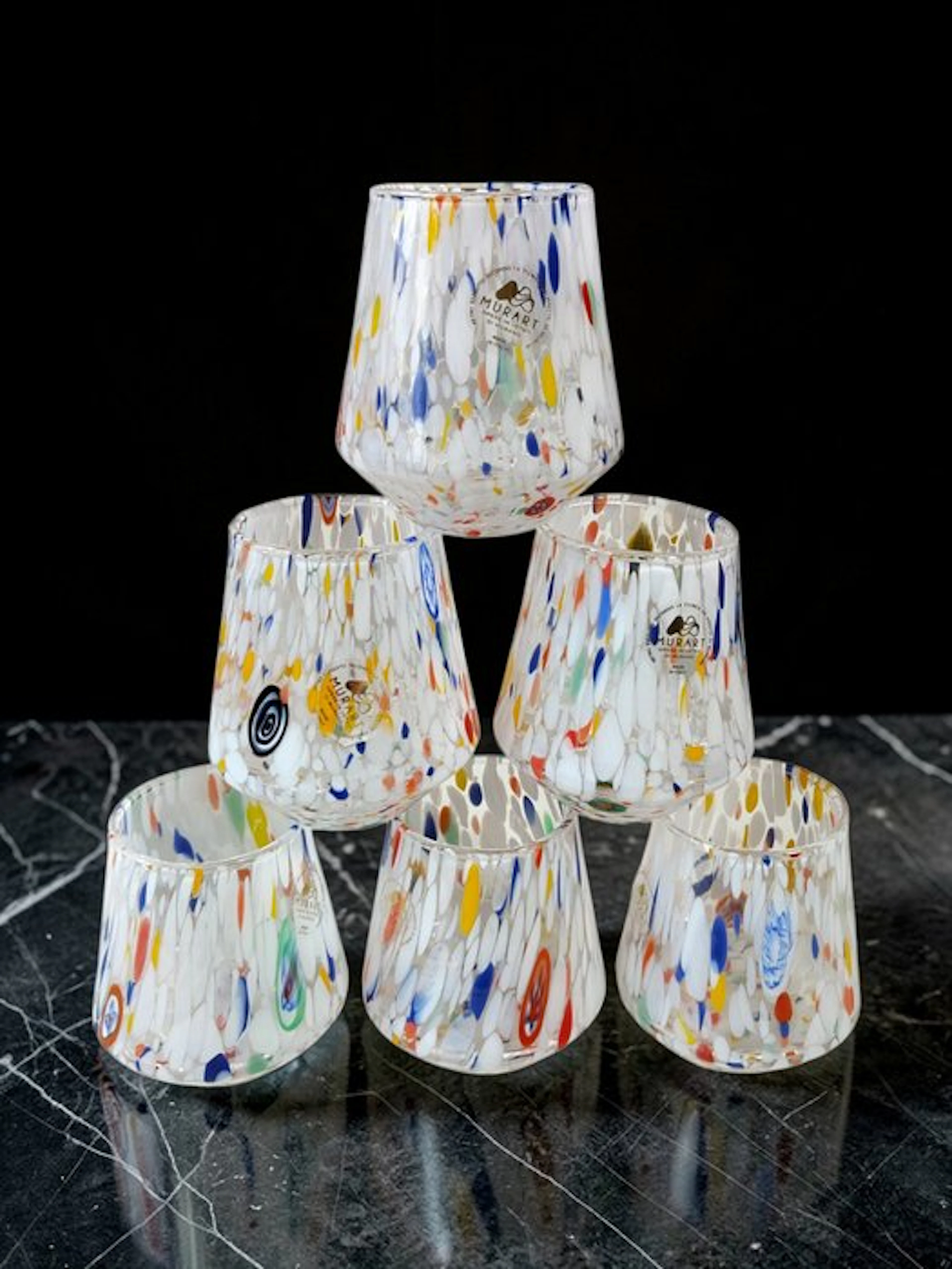 MurArt - MurArt - Drinking set (6) - Glass - Murrine