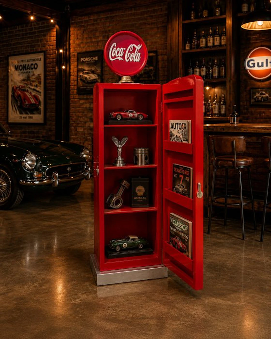 Cupboard - Wood - Petrol Pump Cabinet