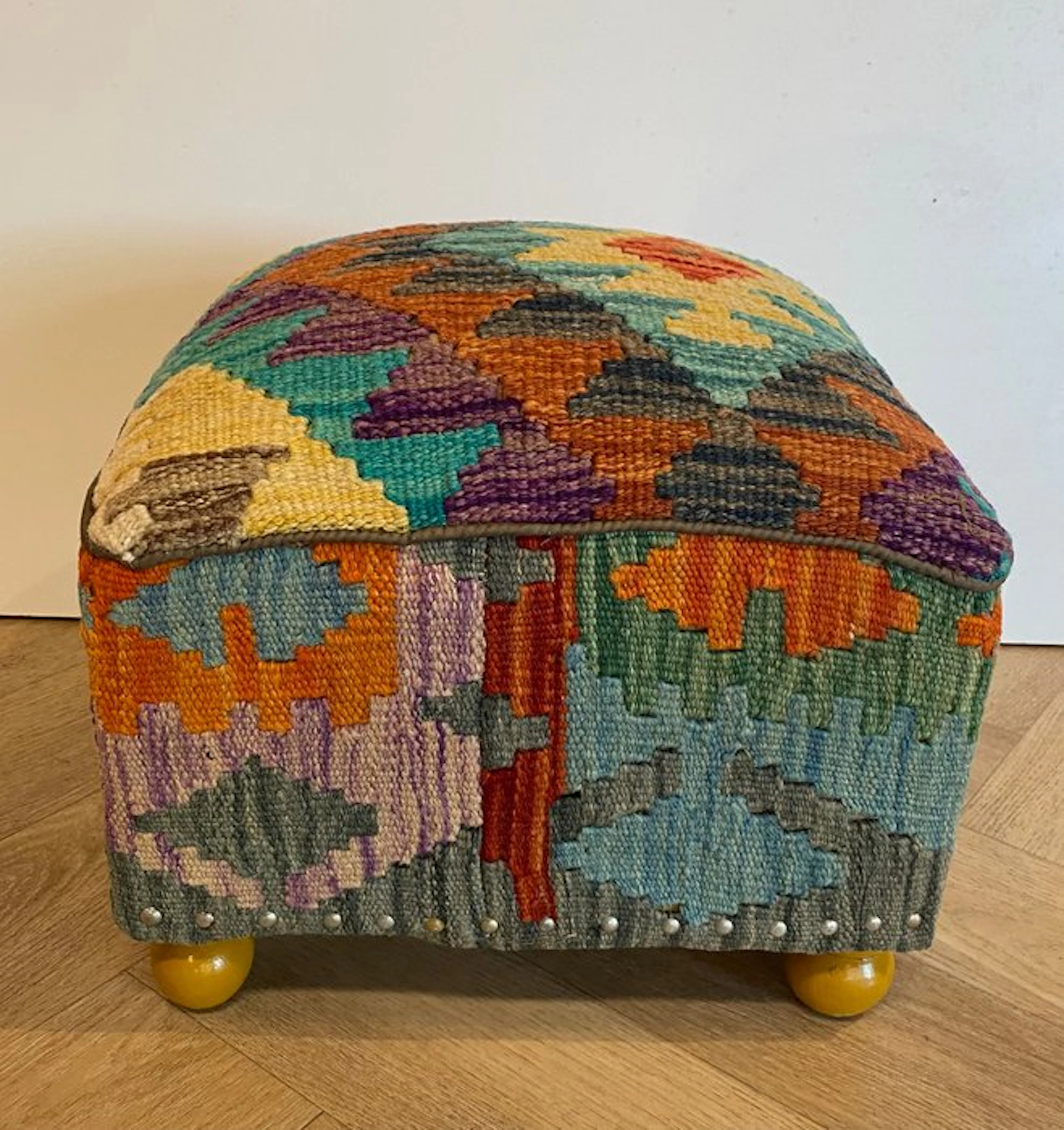 Kelim Pouf (Unused/New) - Kelim - 34 cm - 34 cm