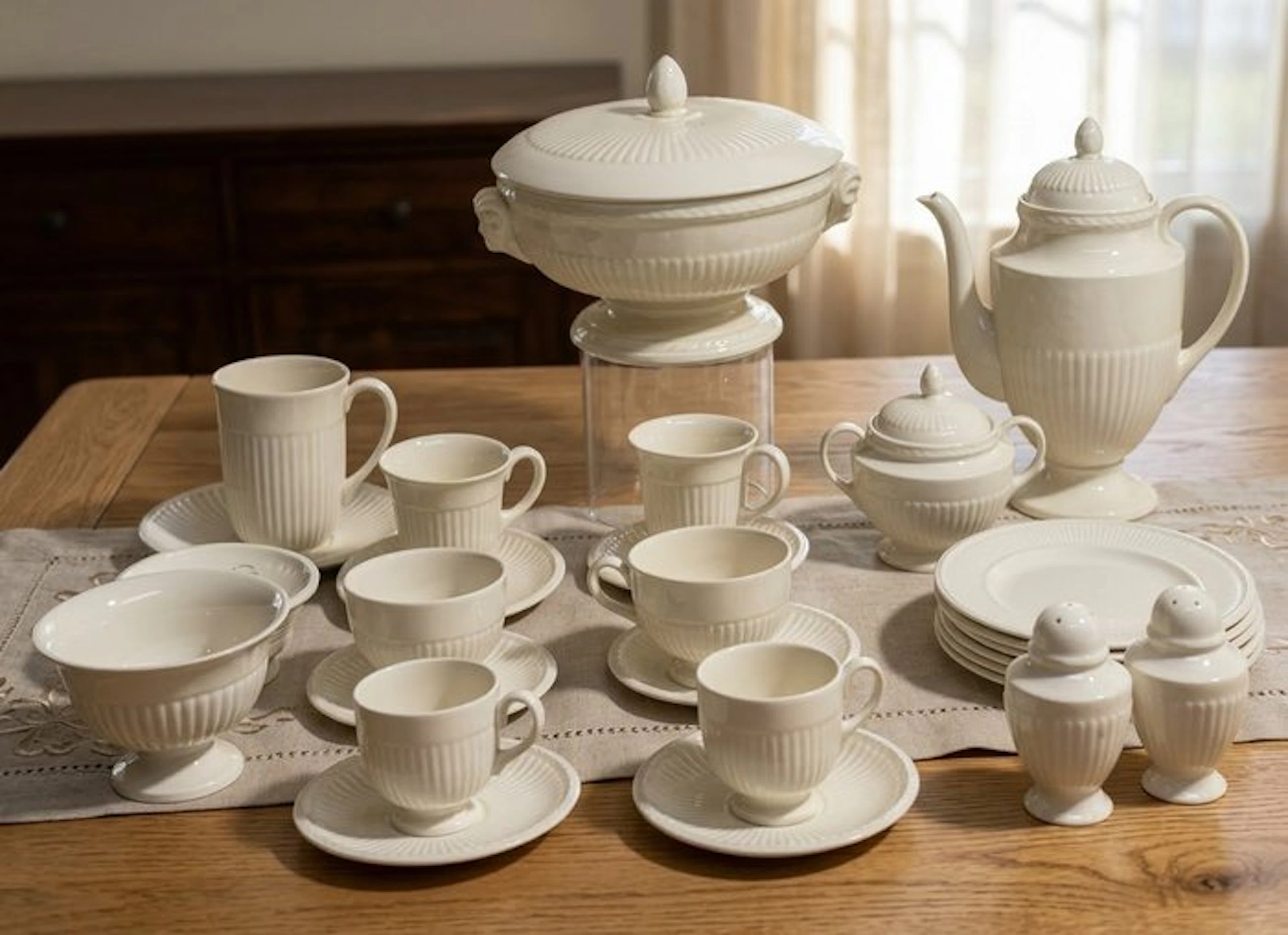 Wedgwood - Table service (27) - Edme - Creamware