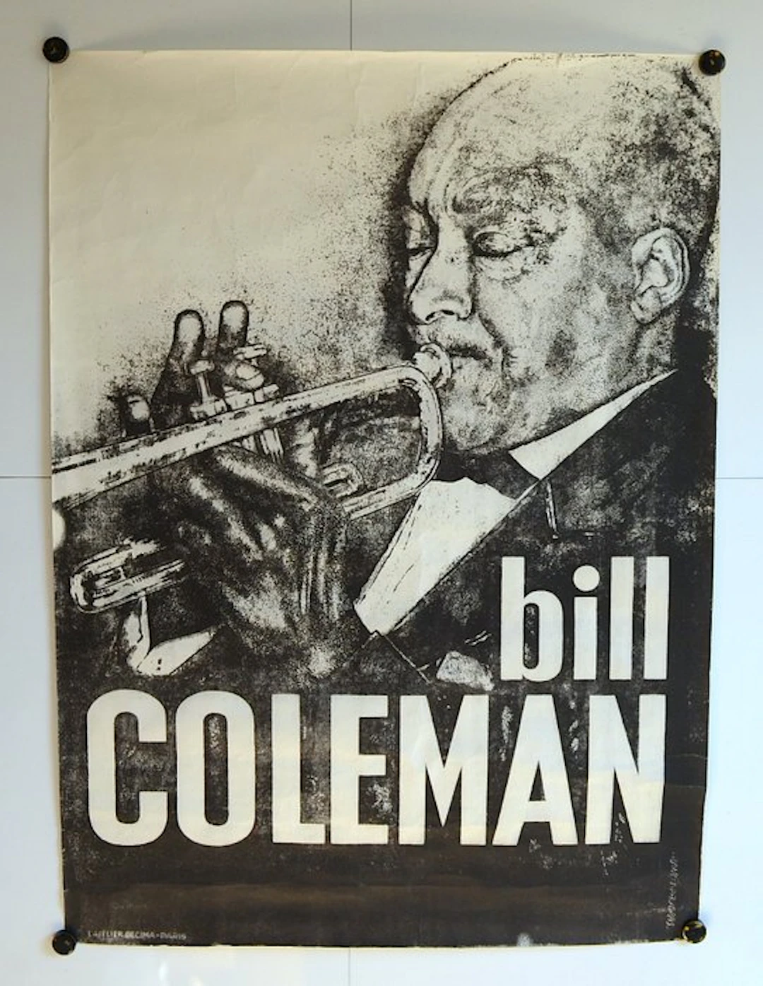 Francis Paudras - Bill Coleman - Francis Paudras - Affiche originale - 1962