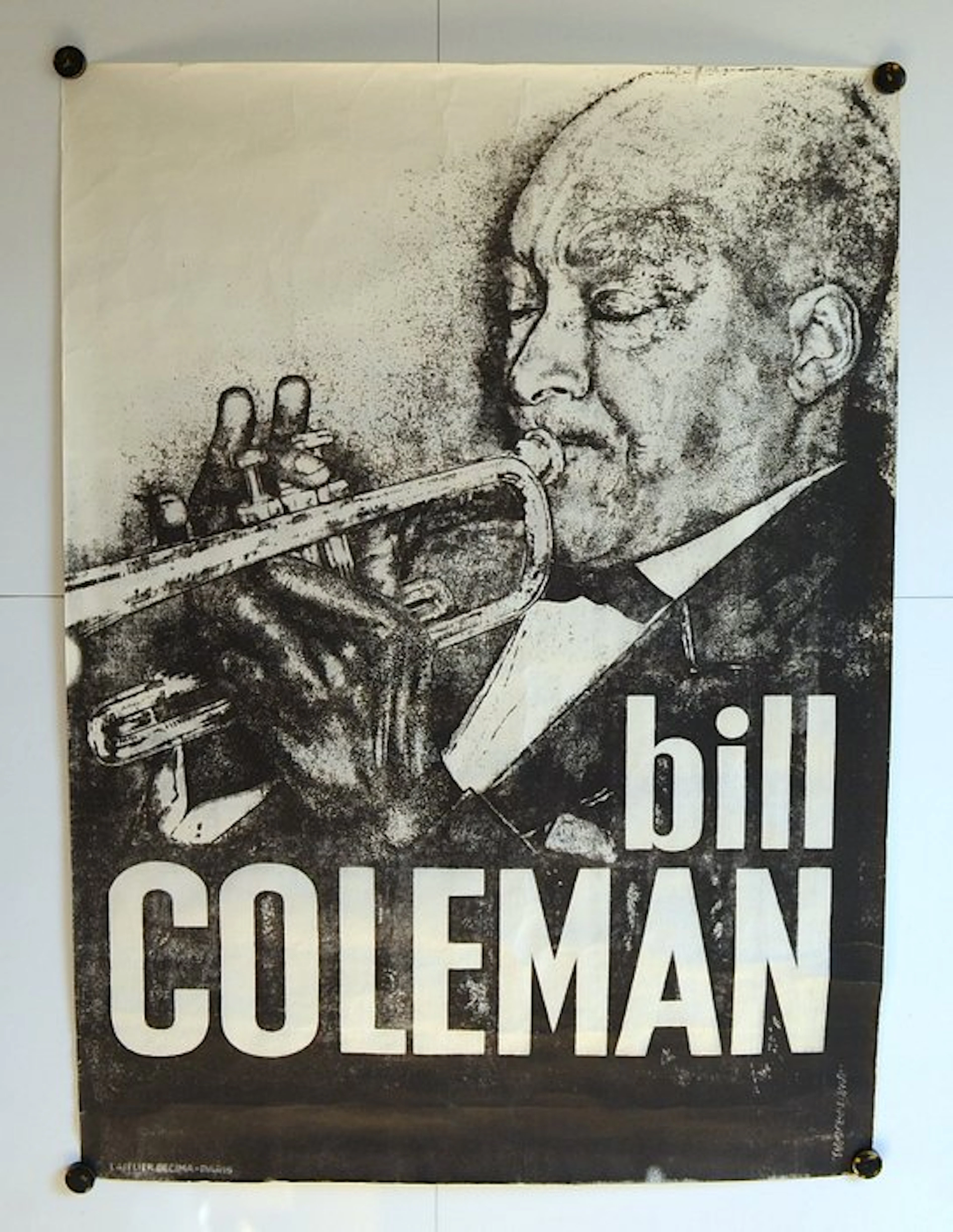 Francis Paudras - Bill Coleman - Francis Paudras - Affiche originale - 1962