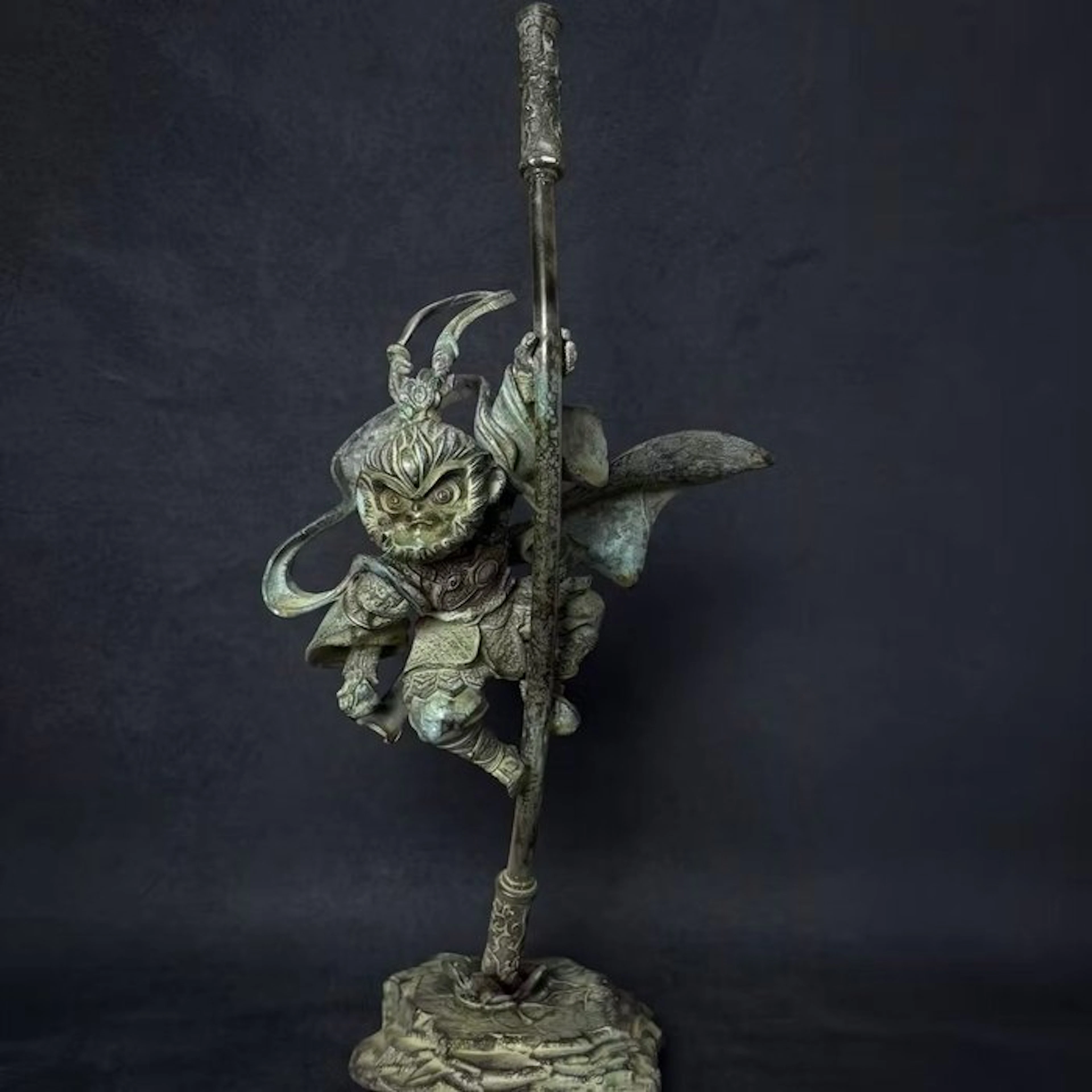 Monkey King 41 cm - Bronze - Asia